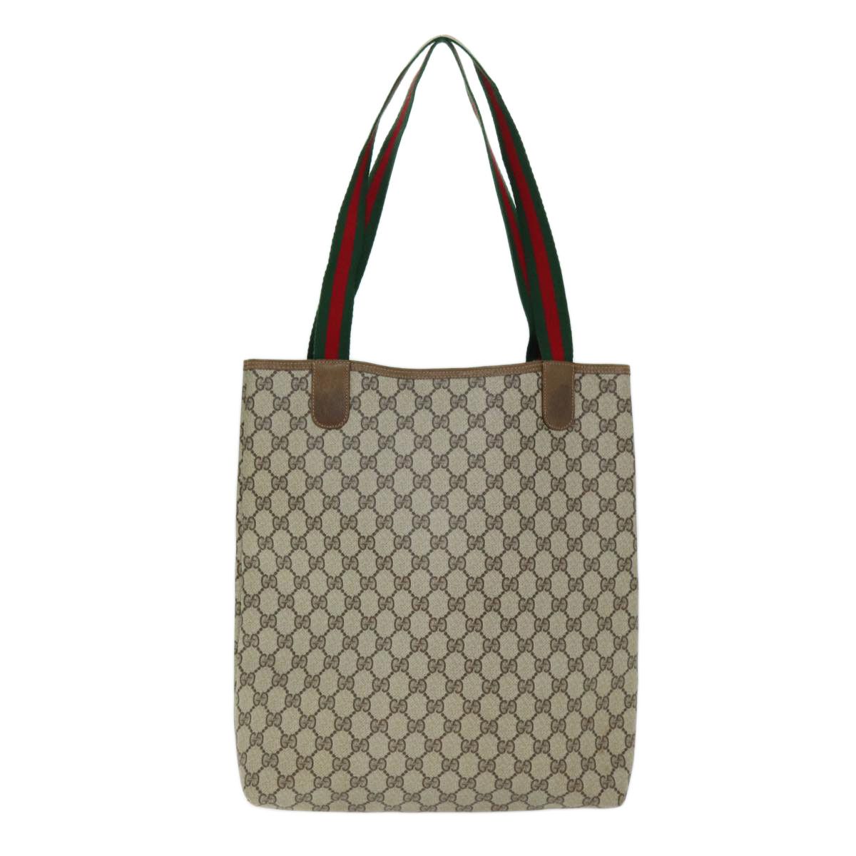 Gucci Sherry Beige Canvas Tote Bag (Pre-Owned) Size ONE SIZE - 2 Thumbnail