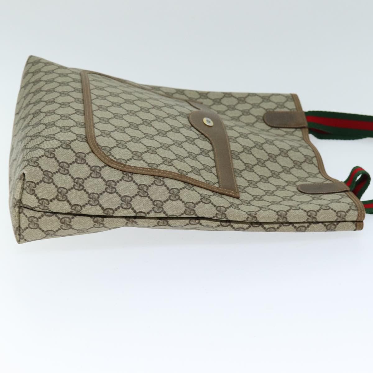 Gucci Sherry Beige Canvas Tote Bag (Pre-Owned) Size ONE SIZE - 12 Thumbnail