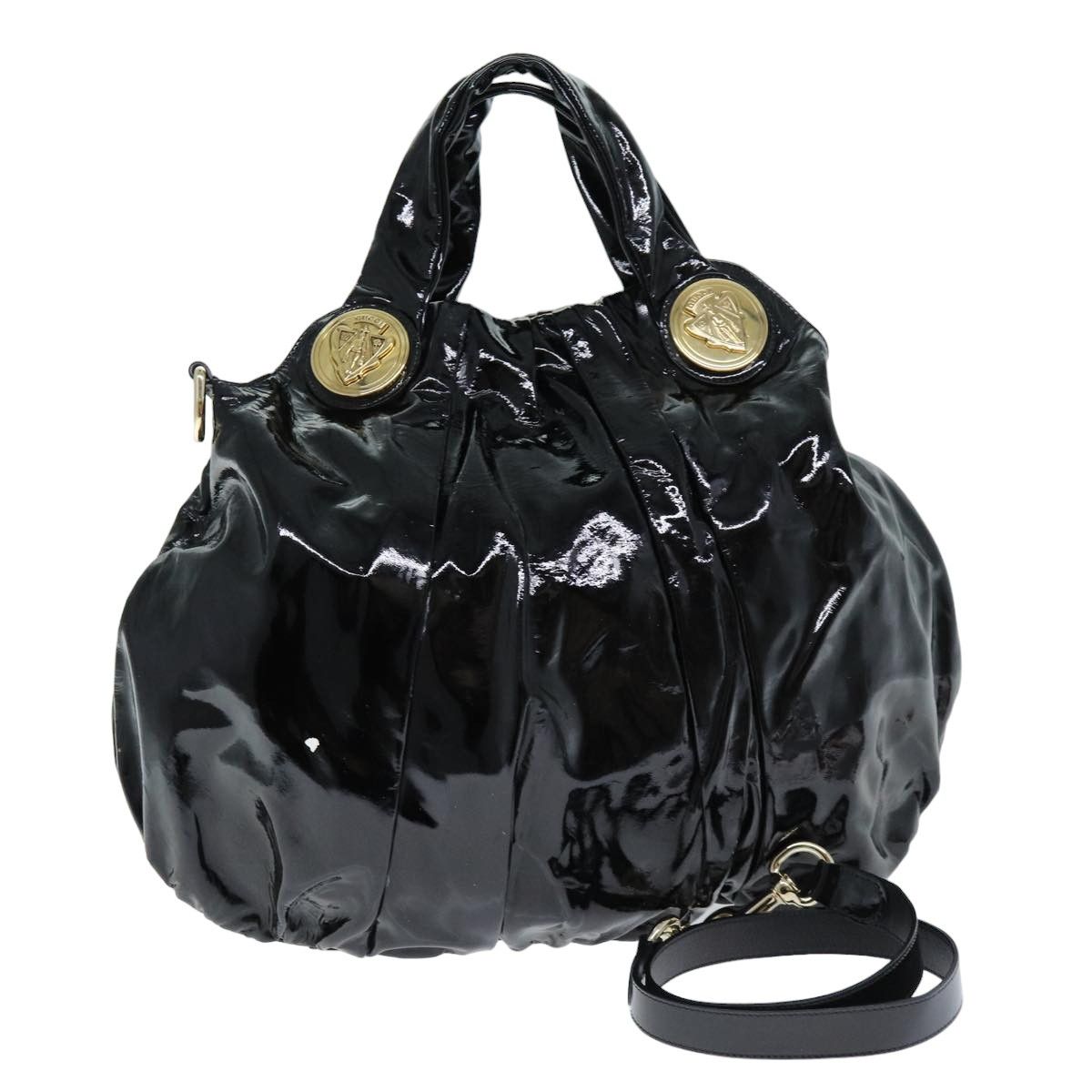 Gucci Hysteria Black Patent Leather Handbag (Pre-Owned) Size ONE SIZE - 9 Thumbnail