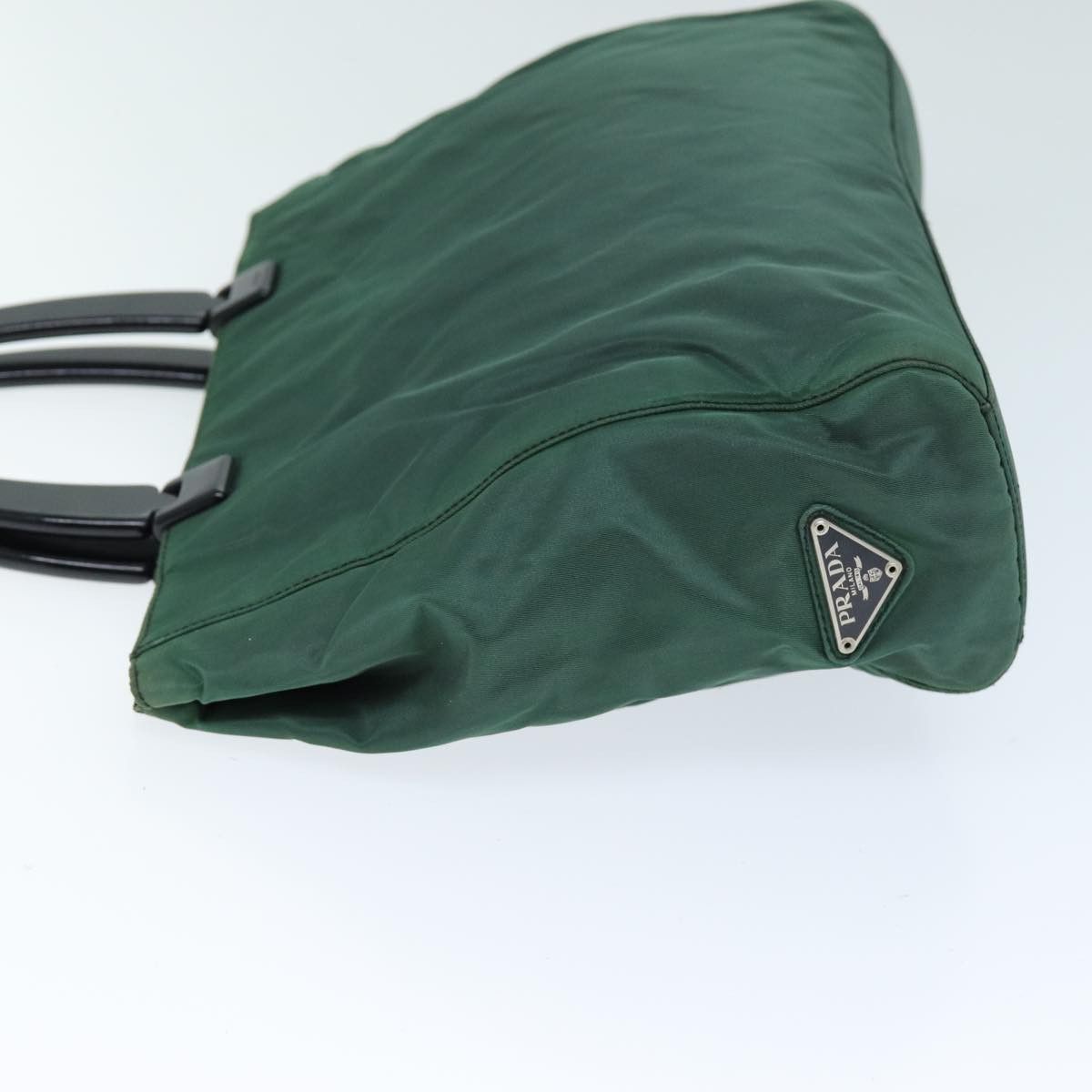 Prada Tessuto Khaki Synthetic Handbag (Pre-Owned) Size ONE SIZE - 4 Thumbnail