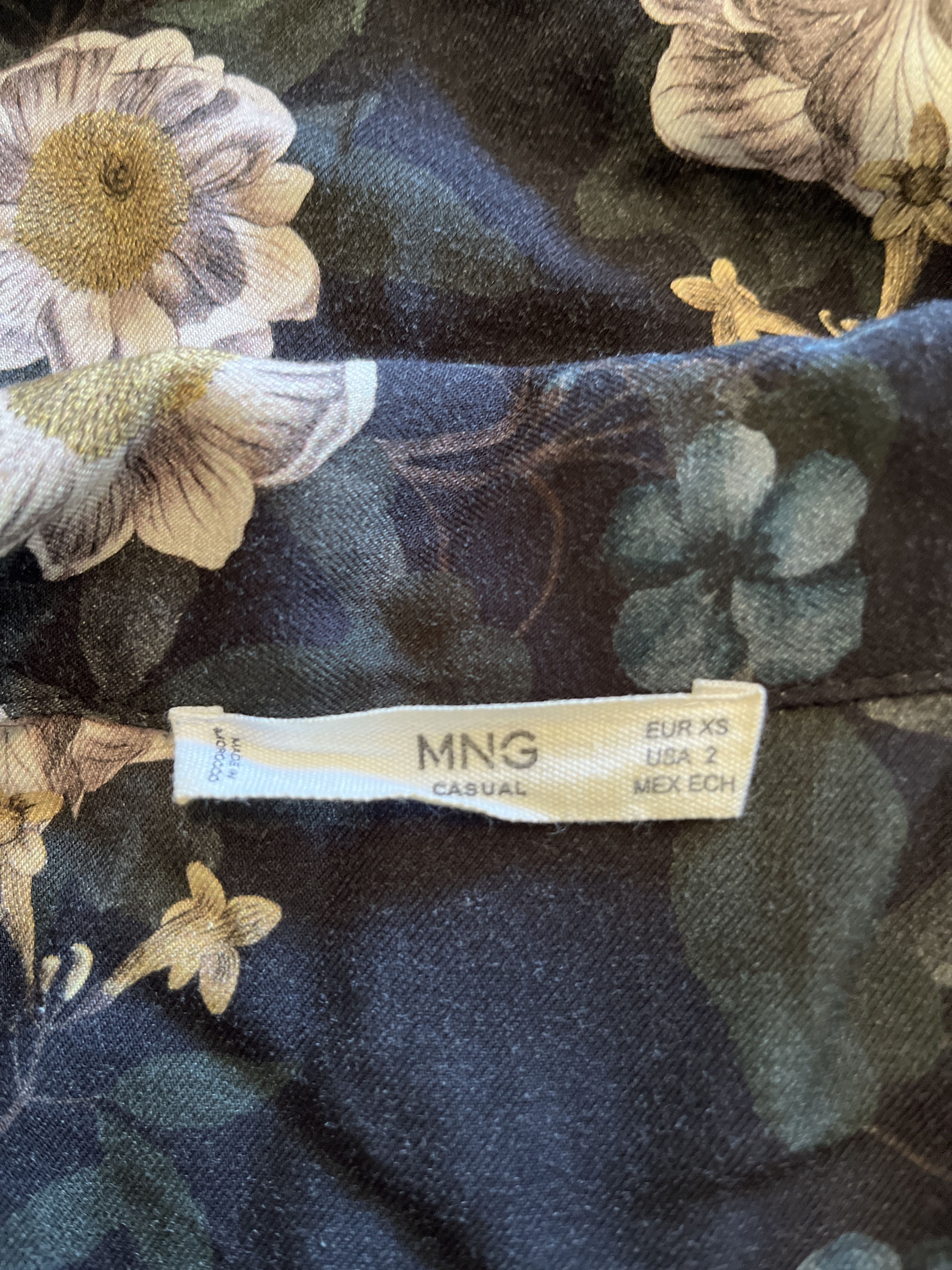 Mango MNG Shirt Size XS / US 0-2 / IT 36-38 - 2 Thumbnail
