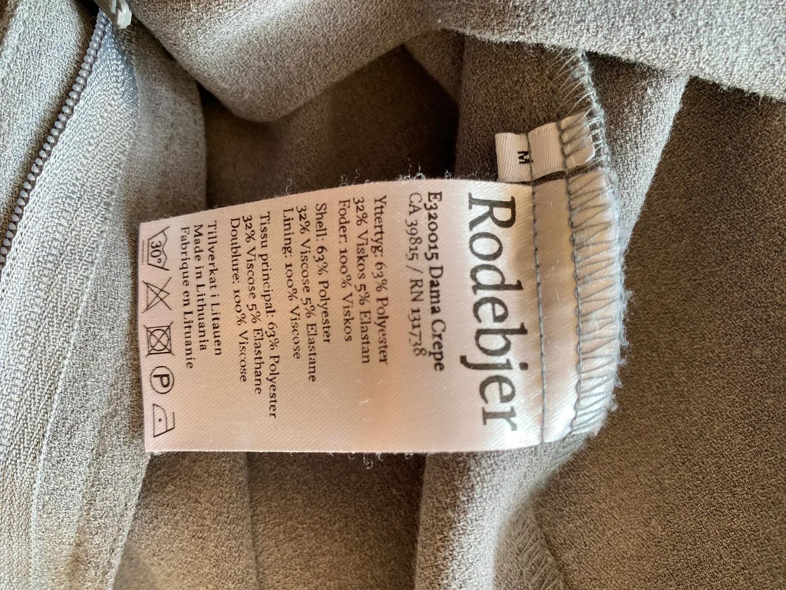 Rodebjer Rodebjer Dama Crepe Pants Size 28" / US 6 / IT 42 - 3 Thumbnail