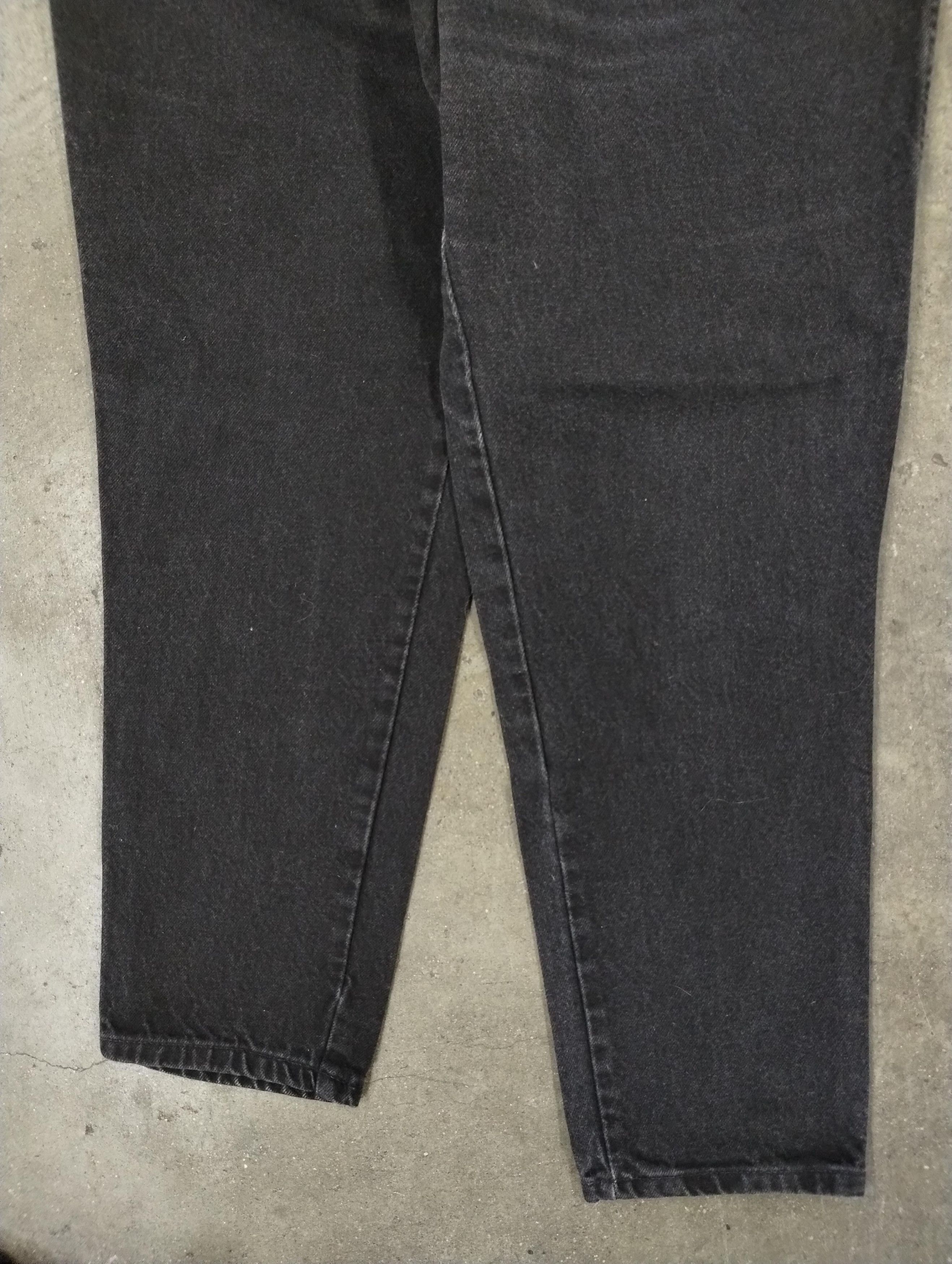 Jean × Vintage Vintage Chic Petite Black Denim Size US 31 - 2 Thumbnail