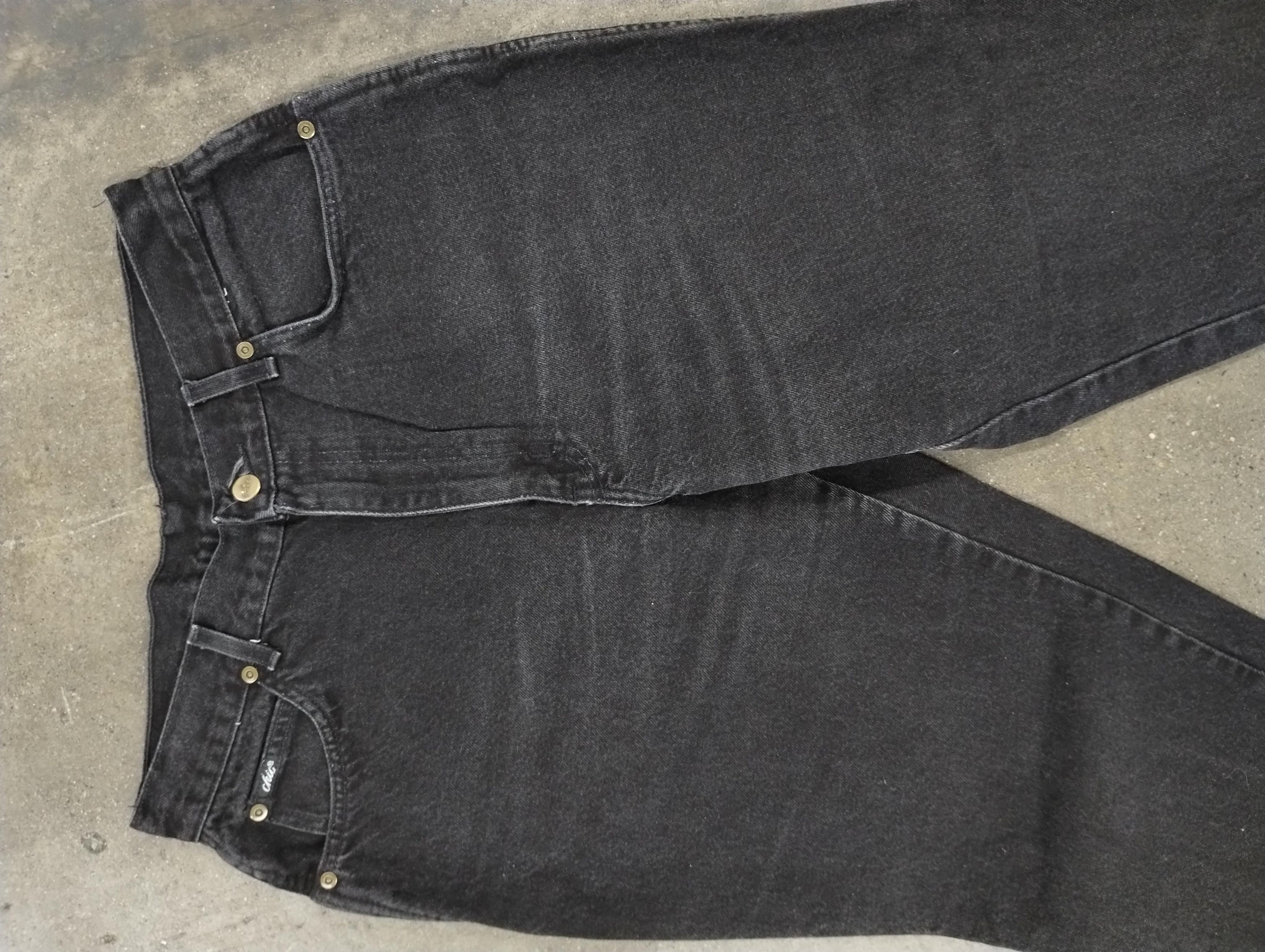 Jean × Vintage Vintage Chic Petite Black Denim Size US 31 - 3 Thumbnail