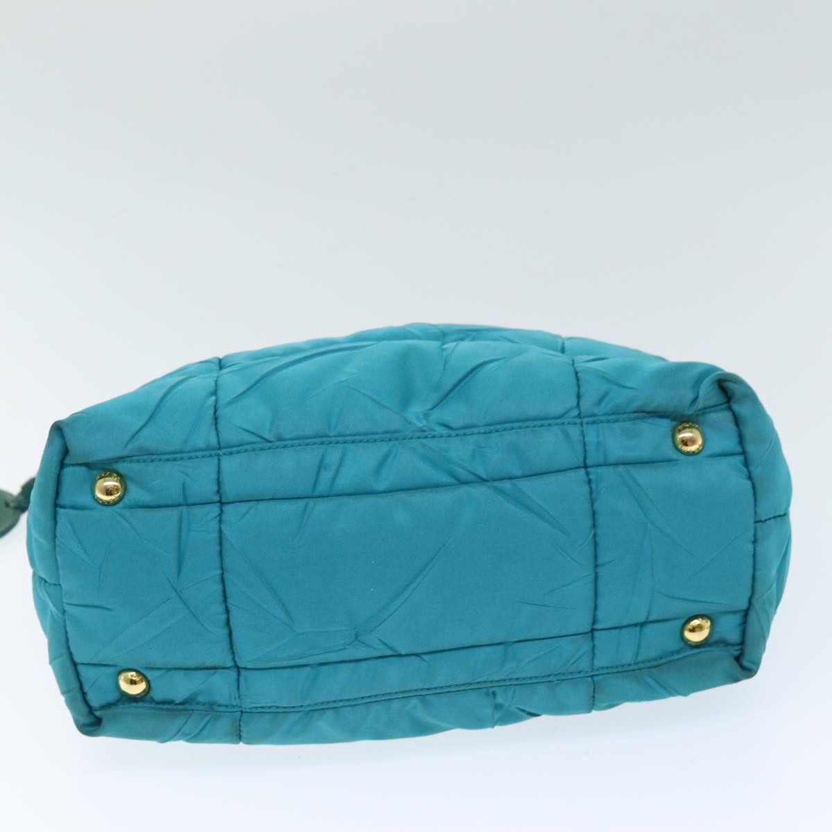 Prada Tessuto Turquoise Synthetic Tote Bag (Pre-Owned) Size ONE SIZE - 3 Thumbnail