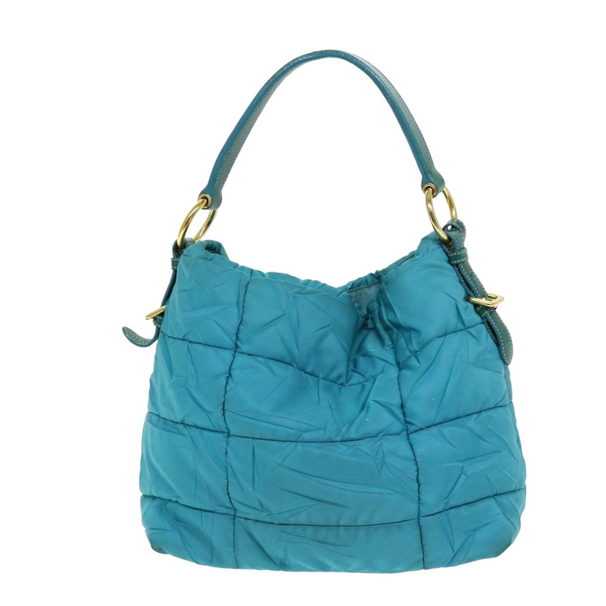Prada Tessuto Turquoise Synthetic Tote Bag (Pre-Owned) Size ONE SIZE - 2 Thumbnail