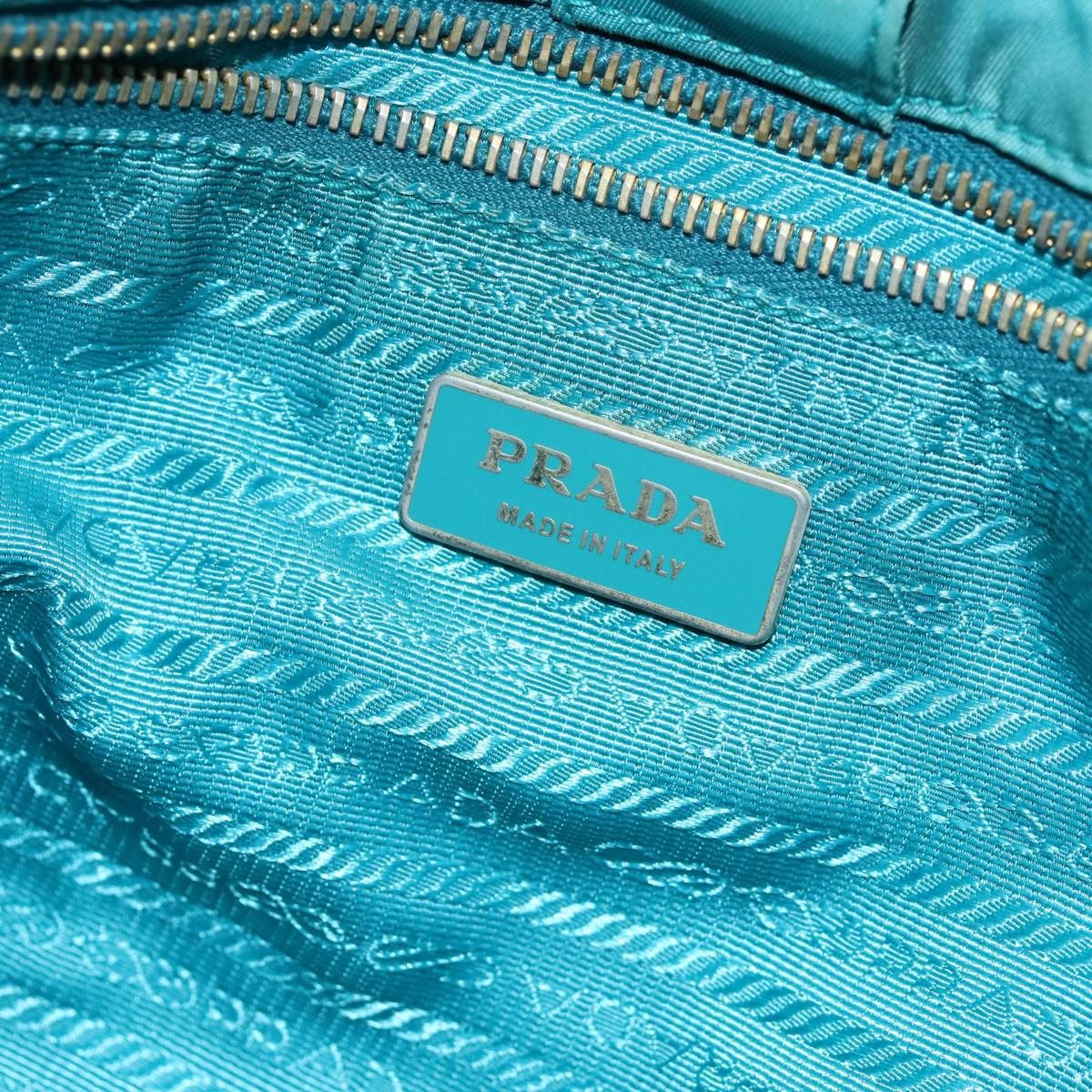 Prada Tessuto Turquoise Synthetic Tote Bag (Pre-Owned) Size ONE SIZE - 7 Thumbnail