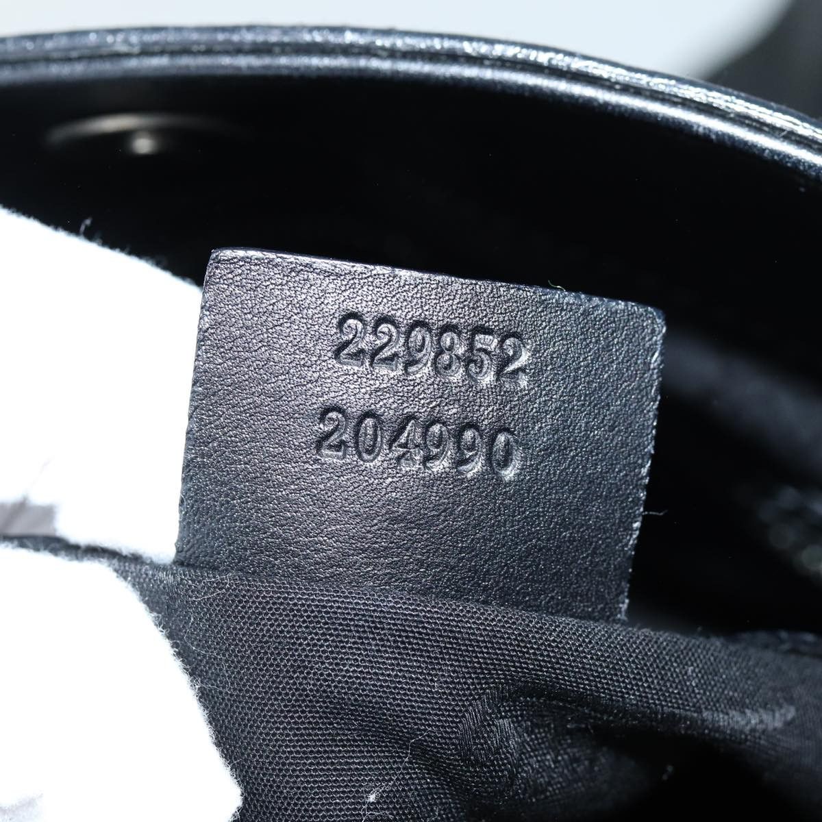Gucci Horsebit Black Canvas Tote Bag (Pre-Owned) Size ONE SIZE - 6 Thumbnail