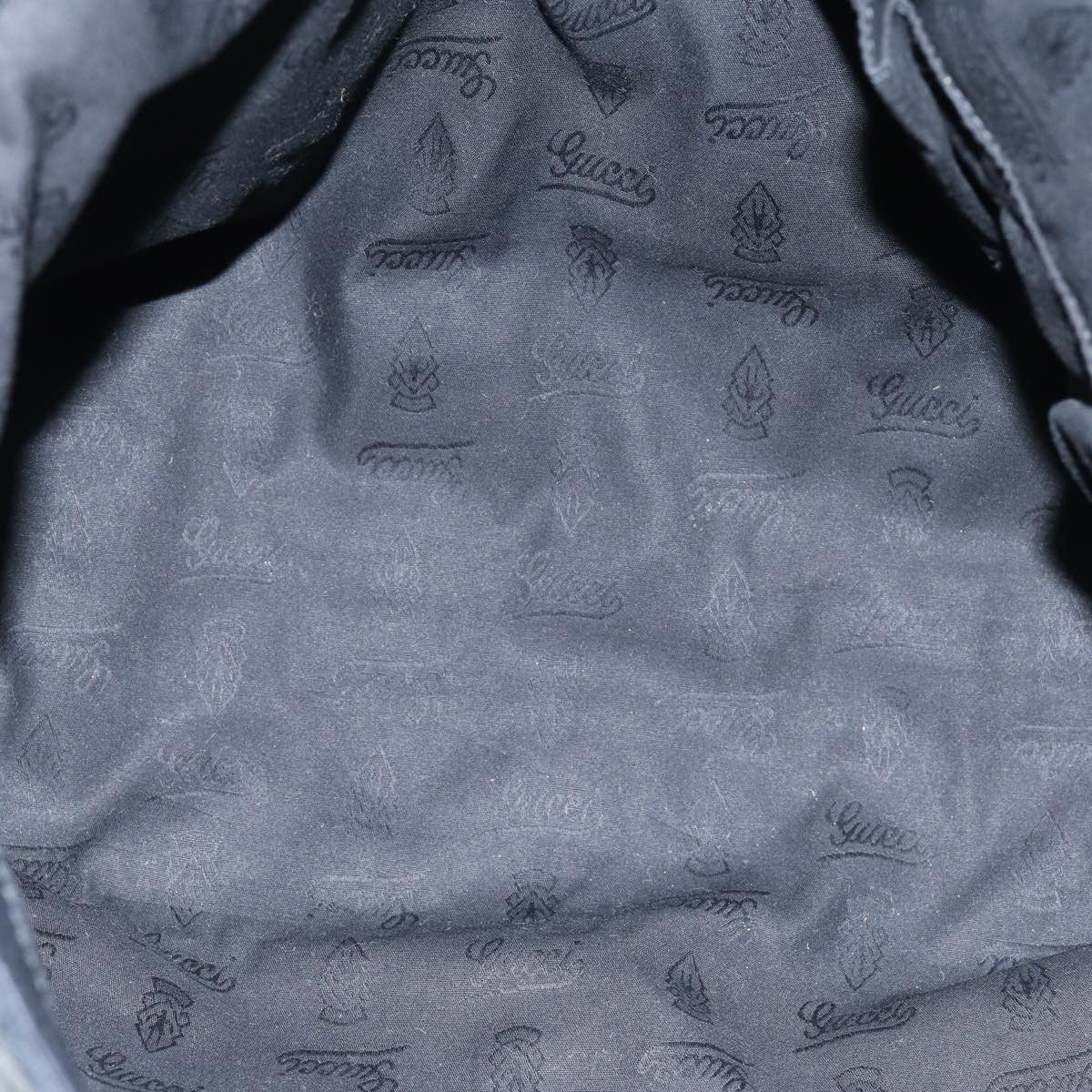 Gucci Horsebit Black Canvas Tote Bag (Pre-Owned) Size ONE SIZE - 5 Thumbnail