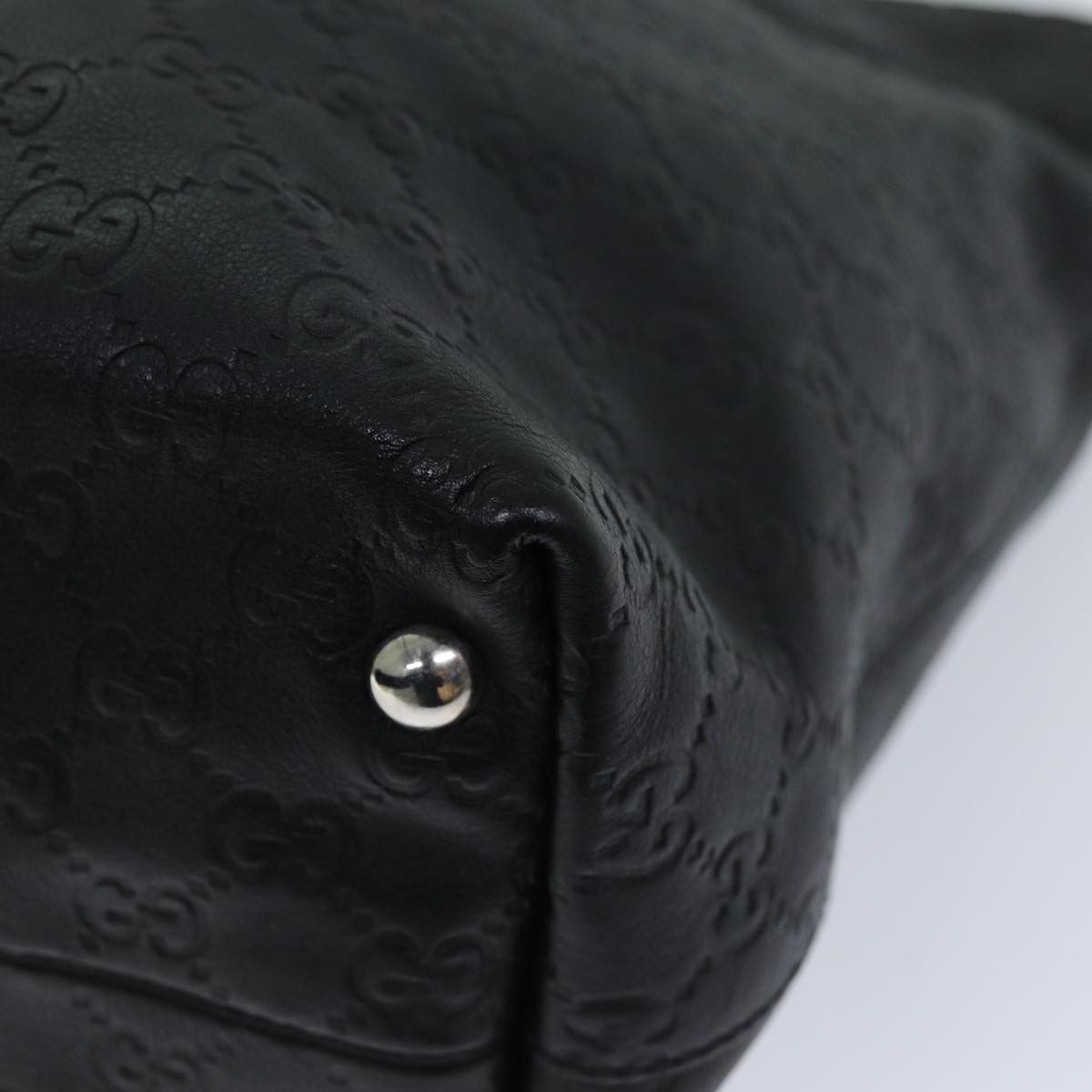 Gucci Horsebit Black Canvas Tote Bag (Pre-Owned) Size ONE SIZE - 9 Thumbnail