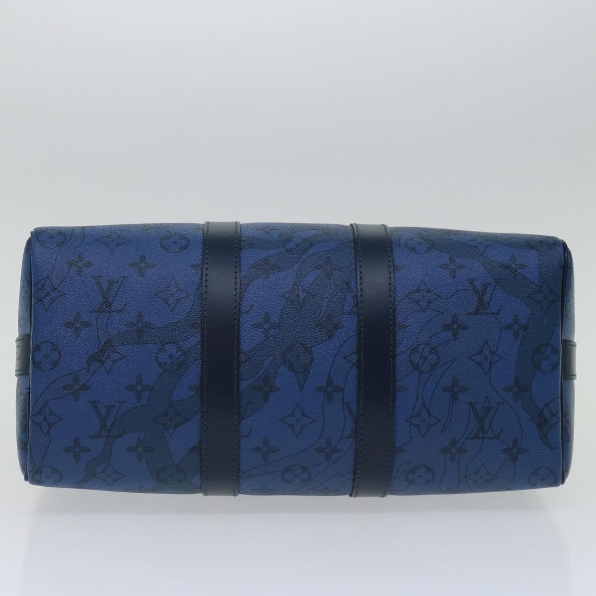 Louis Vuitton Speedy Bandoulière 35 Blue Canvas Handbag (Pre-Owned) Size ONE SIZE - 3 Thumbnail