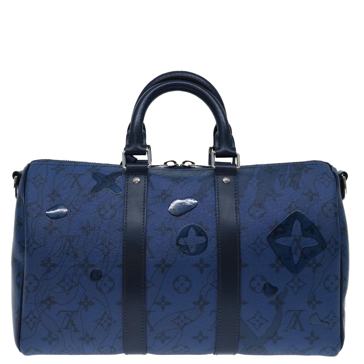 Louis Vuitton Speedy Bandoulière 35 Blue Canvas Handbag (Pre-Owned) Size ONE SIZE - 2 Thumbnail