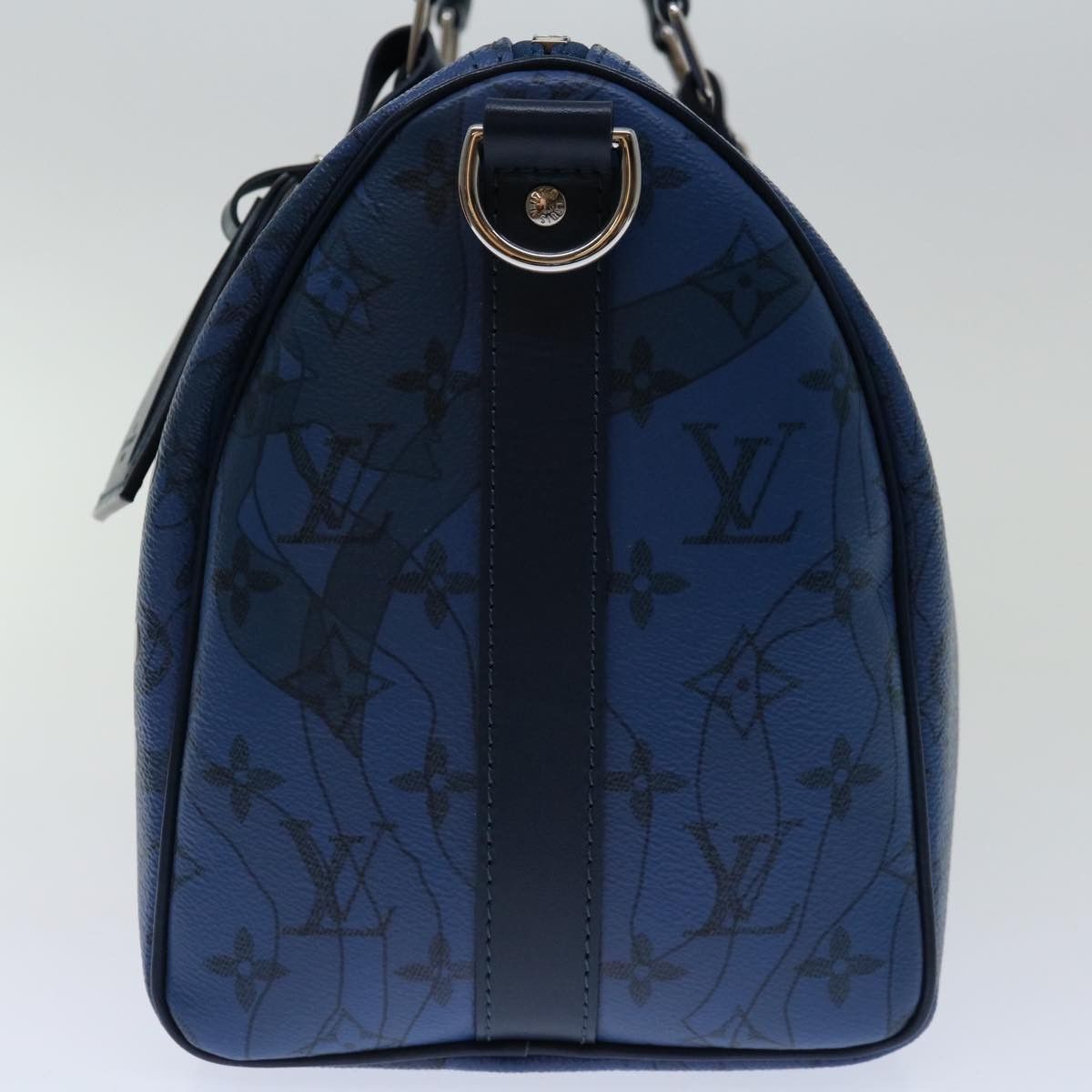 Louis Vuitton Speedy Bandoulière 35 Blue Canvas Handbag (Pre-Owned) Size ONE SIZE - 11 Thumbnail