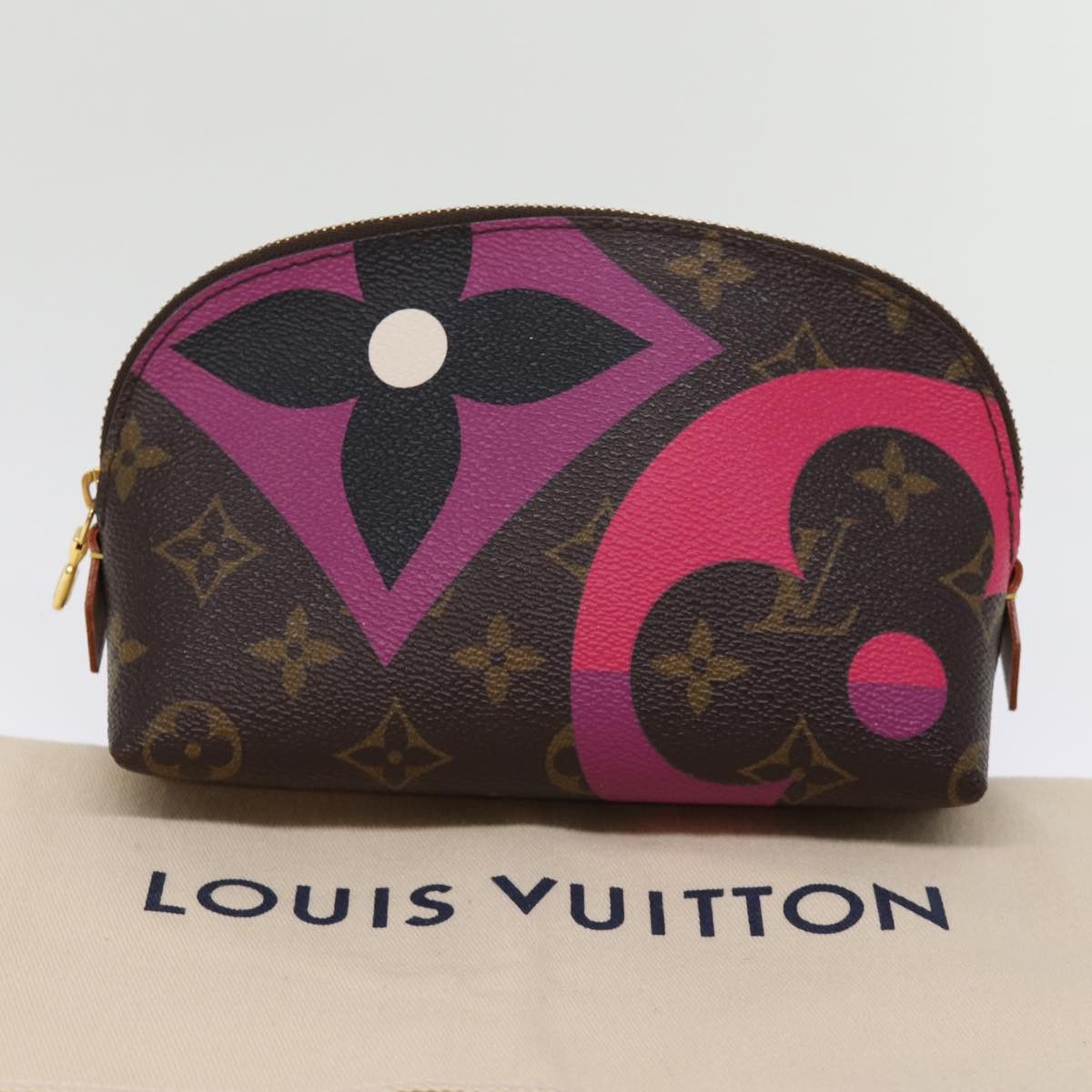 Louis Vuitton Game On Brown Canvas Clutch Bag (Pre-Owned) Size ONE SIZE - 7 Thumbnail