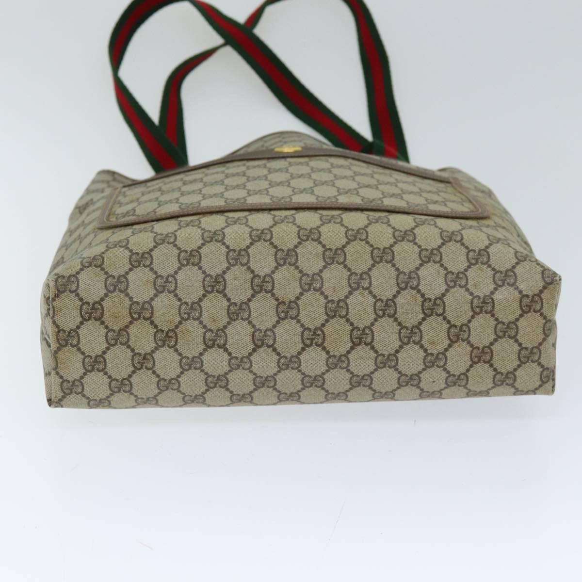 Gucci Shima Line Beige Canvas Tote Bag (Pre-Owned) Size ONE SIZE - 3 Thumbnail