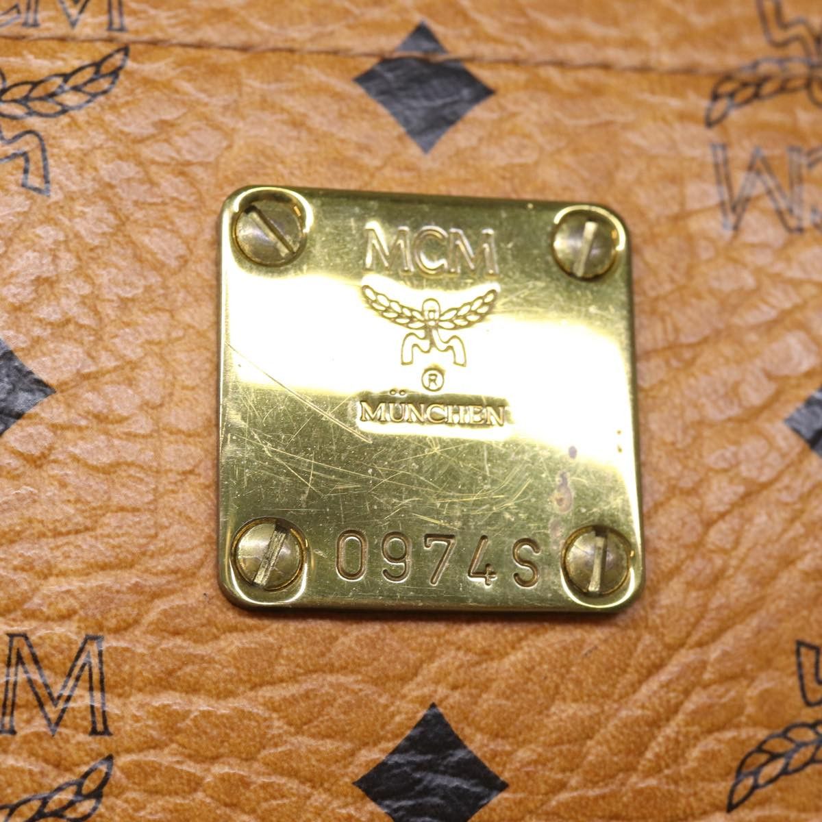 MCM Visetos Brown Canvas Tote Bag (Pre-Owned) Size ONE SIZE - 5 Thumbnail