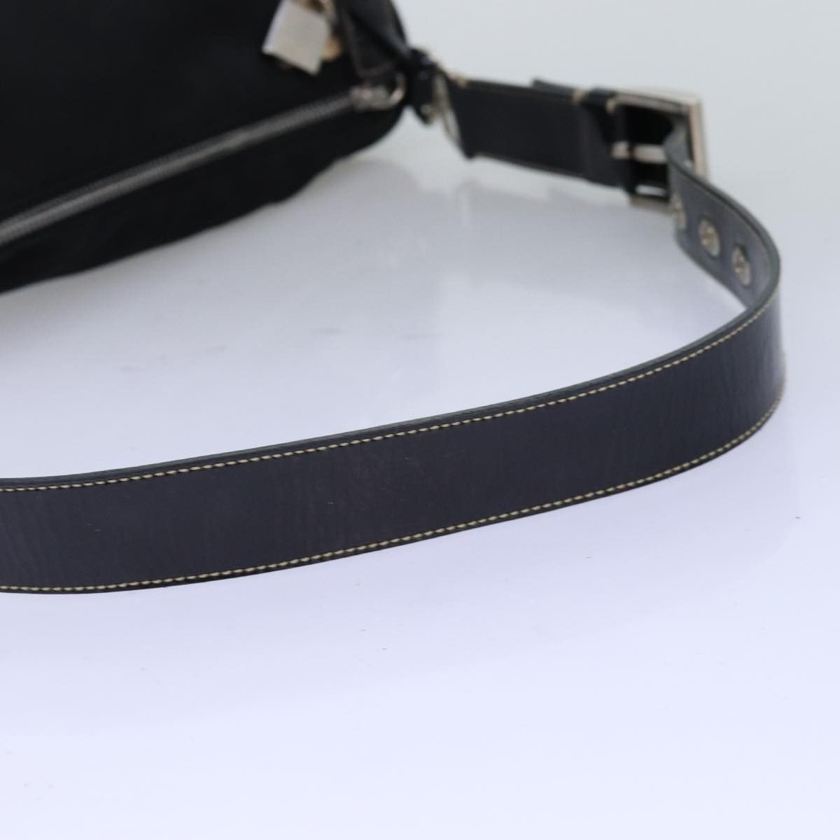 Prada Black Synthetic Shoulder Bag (Pre-Owned) Size ONE SIZE - 12 Thumbnail