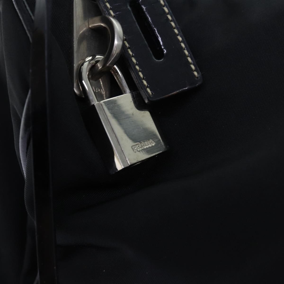 Prada Black Synthetic Shoulder Bag (Pre-Owned) Size ONE SIZE - 8 Thumbnail