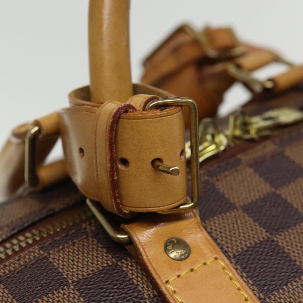 Louis Vuitton Keepall 45 Brown Canvas Travel Bag (Pre-Owned) Size ONE SIZE - 11 Thumbnail