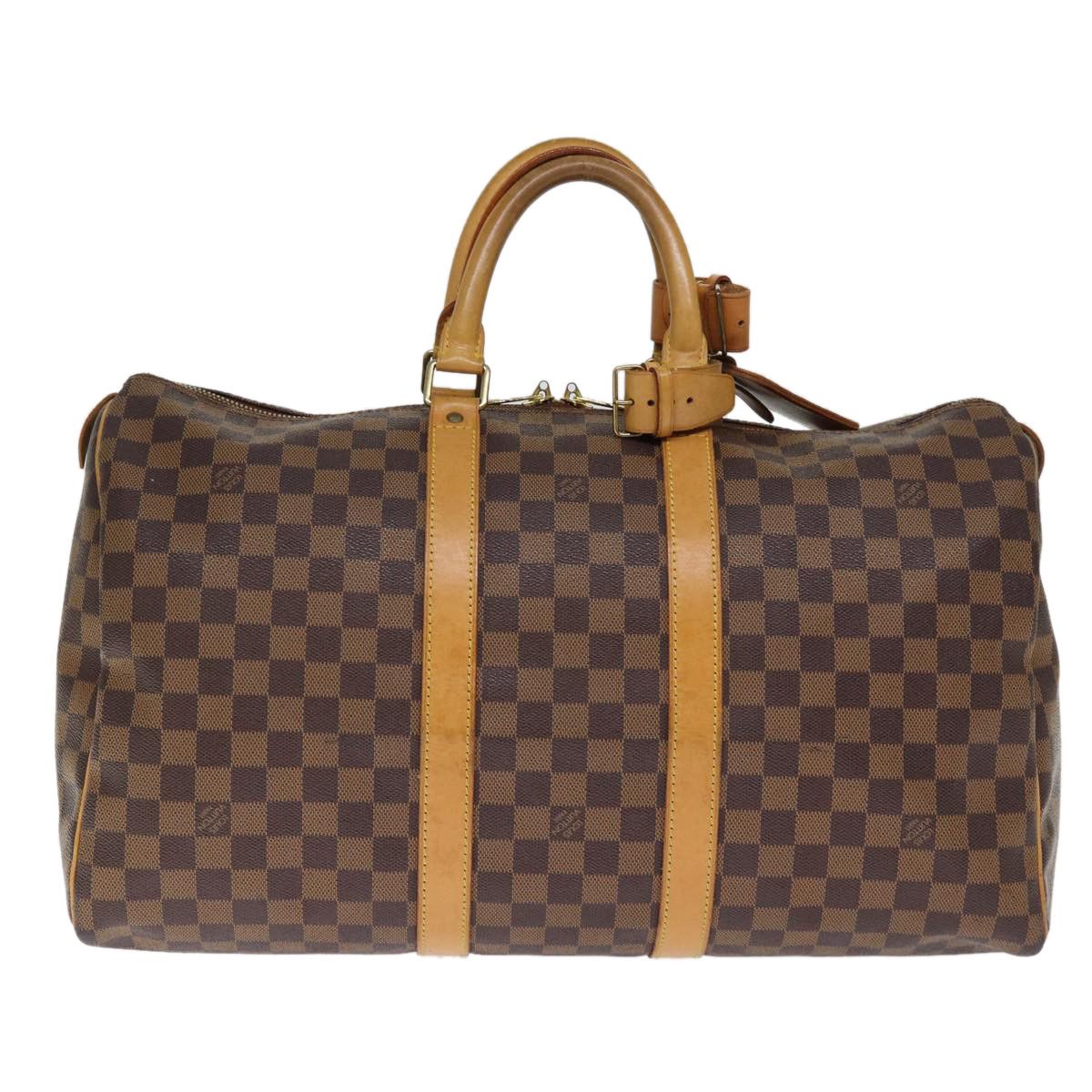 Louis Vuitton Keepall 45 Brown Canvas Travel Bag (Pre-Owned) Size ONE SIZE - 2 Thumbnail