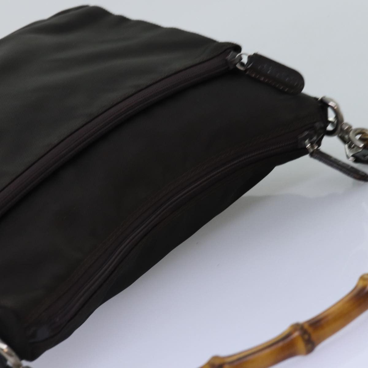 Gucci Bamboo Khaki Synthetic Shoulder Bag (Pre-Owned) Size ONE SIZE - 4 Thumbnail