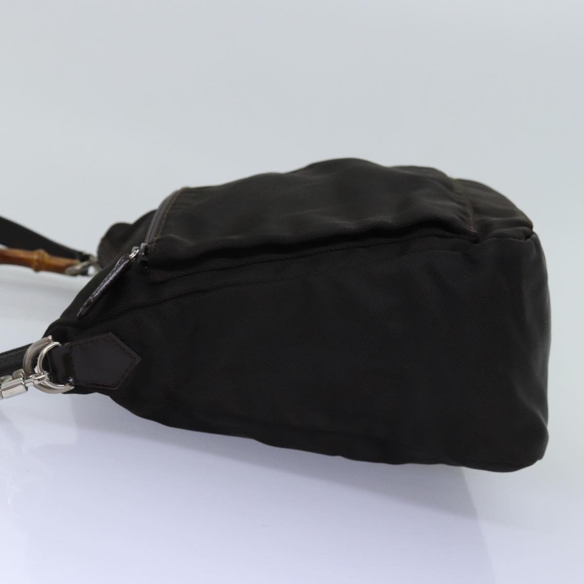 Gucci Bamboo Khaki Synthetic Shoulder Bag (Pre-Owned) Size ONE SIZE - 10 Thumbnail