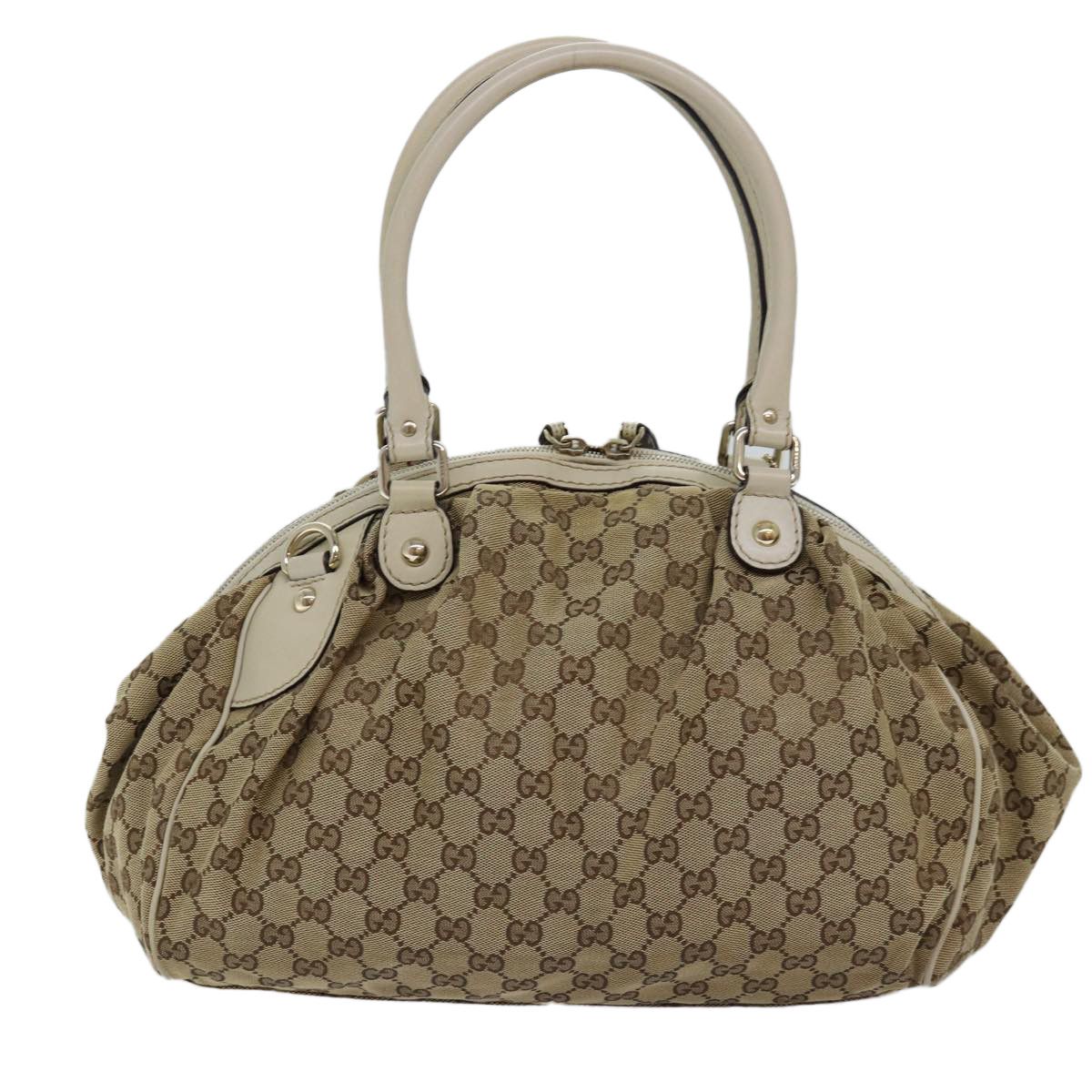 Gucci Sukey Beige Canvas Handbag (Pre-Owned) Size ONE SIZE - 2 Thumbnail