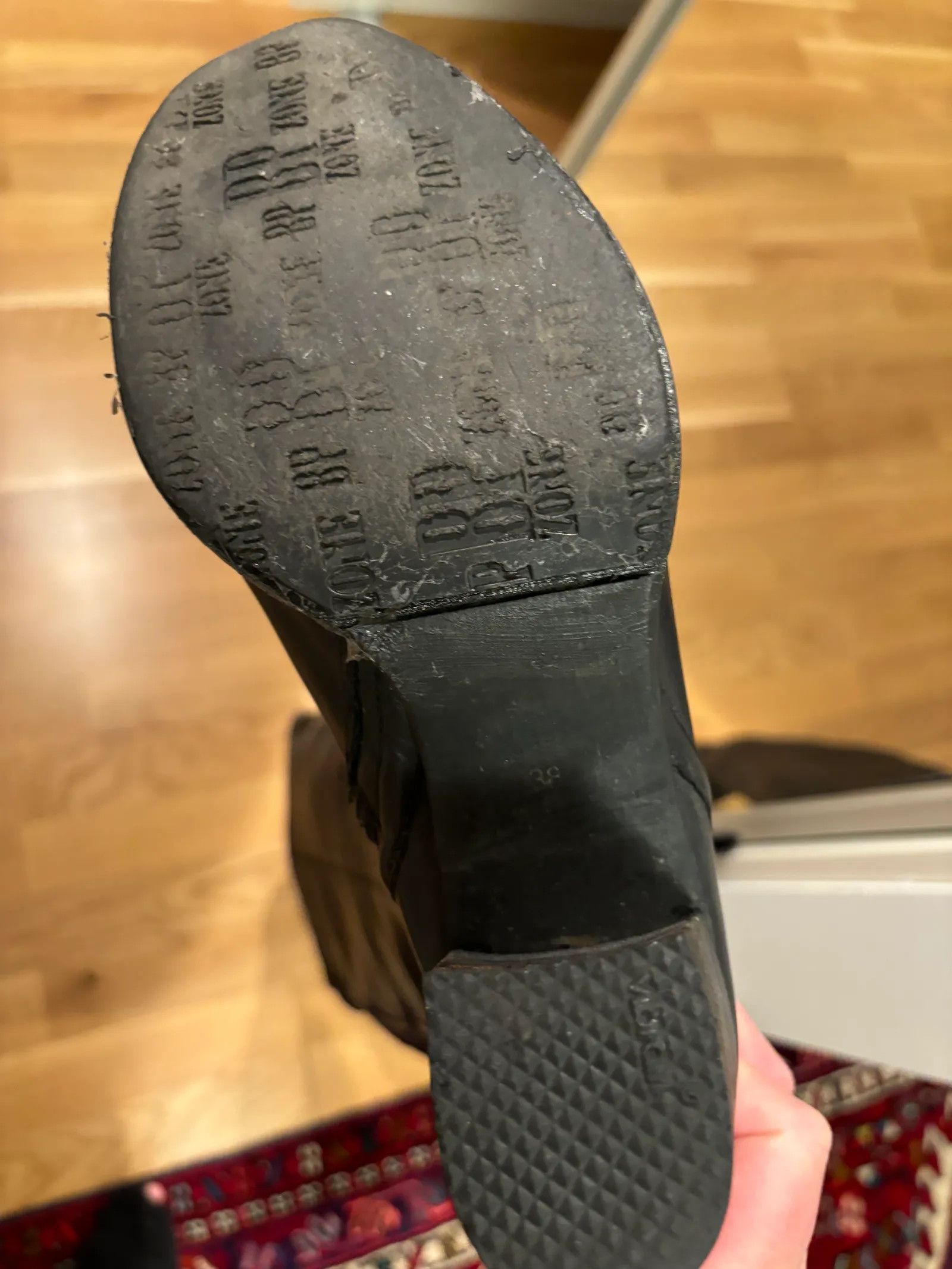 BP. BP Zone Knähöga läderstövlar Winter Boots Size US 8 / IT 38 - 3 Thumbnail