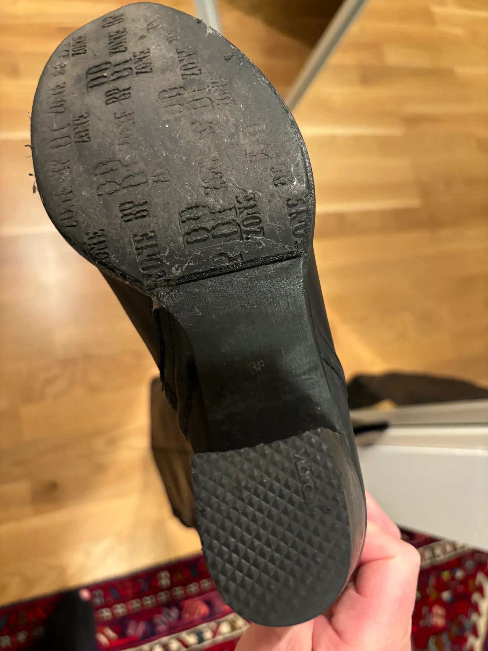 BP. BP Zone Knähöga läderstövlar Winter Boots Size US 8 / IT 38 - 5 Thumbnail