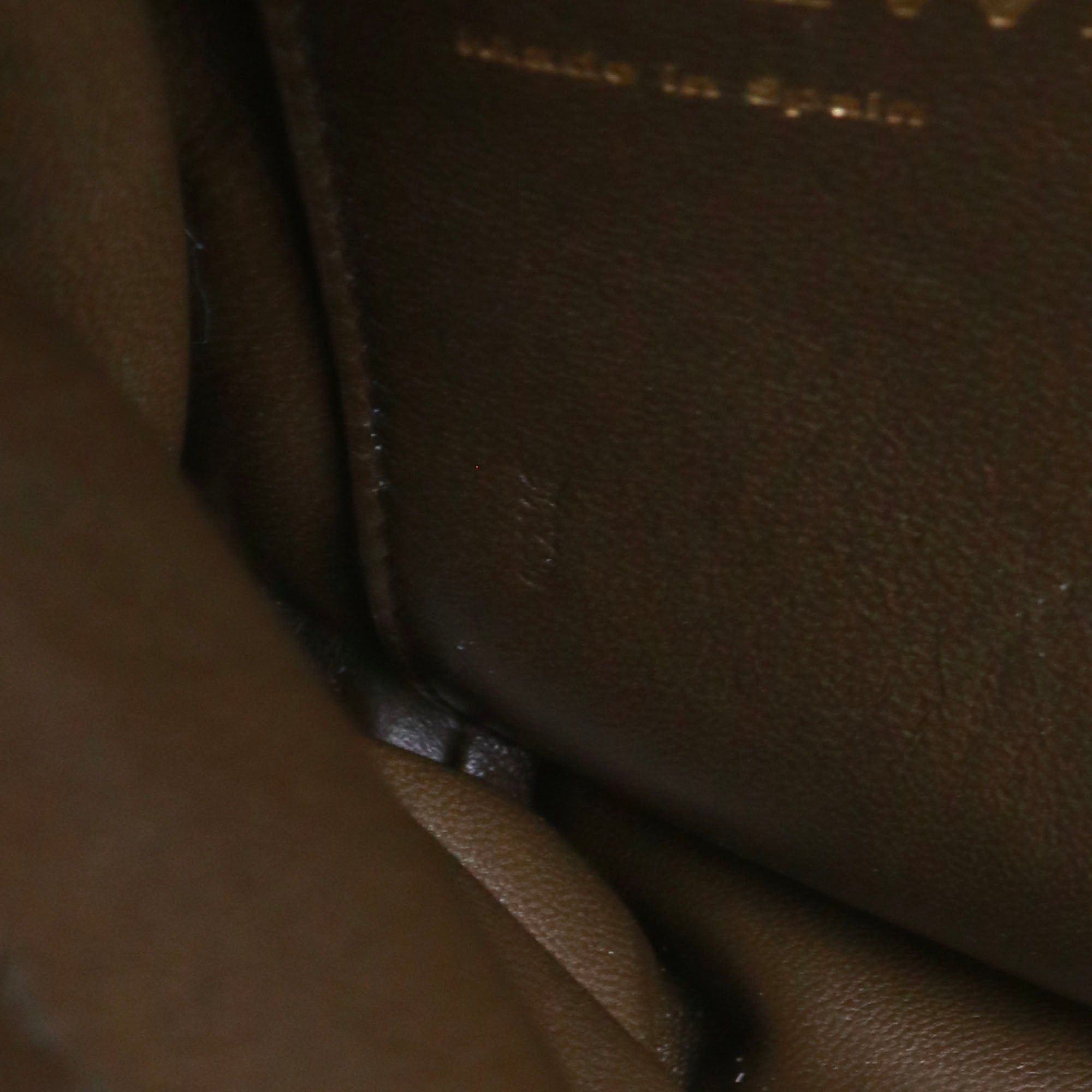 Loewe LOEWE - Loewe Goya Puffer shoulder bag in khaki leather Size ONE SIZE - 9 Thumbnail