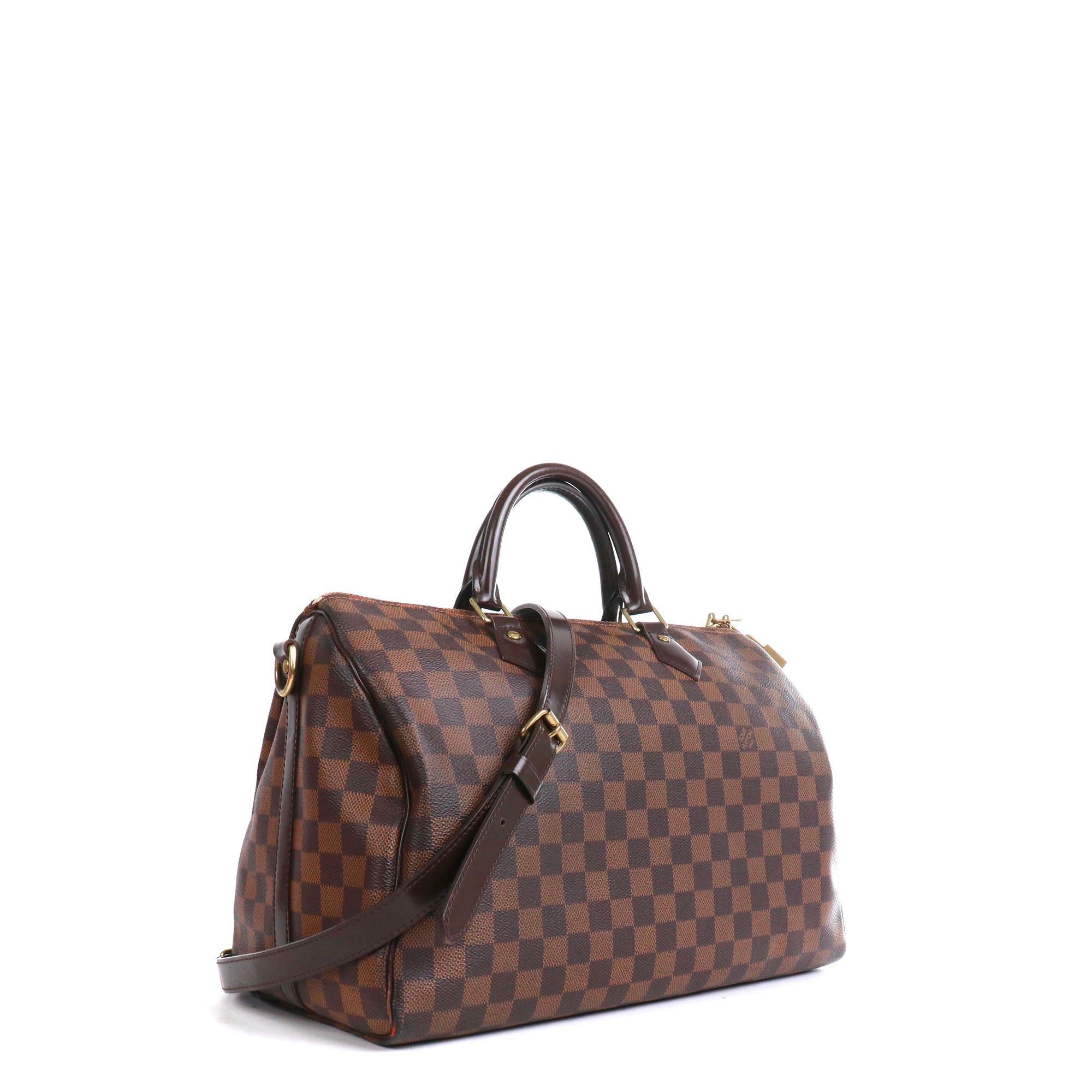 Louis Vuitton LOUIS VUITTON - Louis Vuitton Speedy 35 shoulder bag in Damier Ébène canvas Size ONE SIZE - 2 Thumbnail