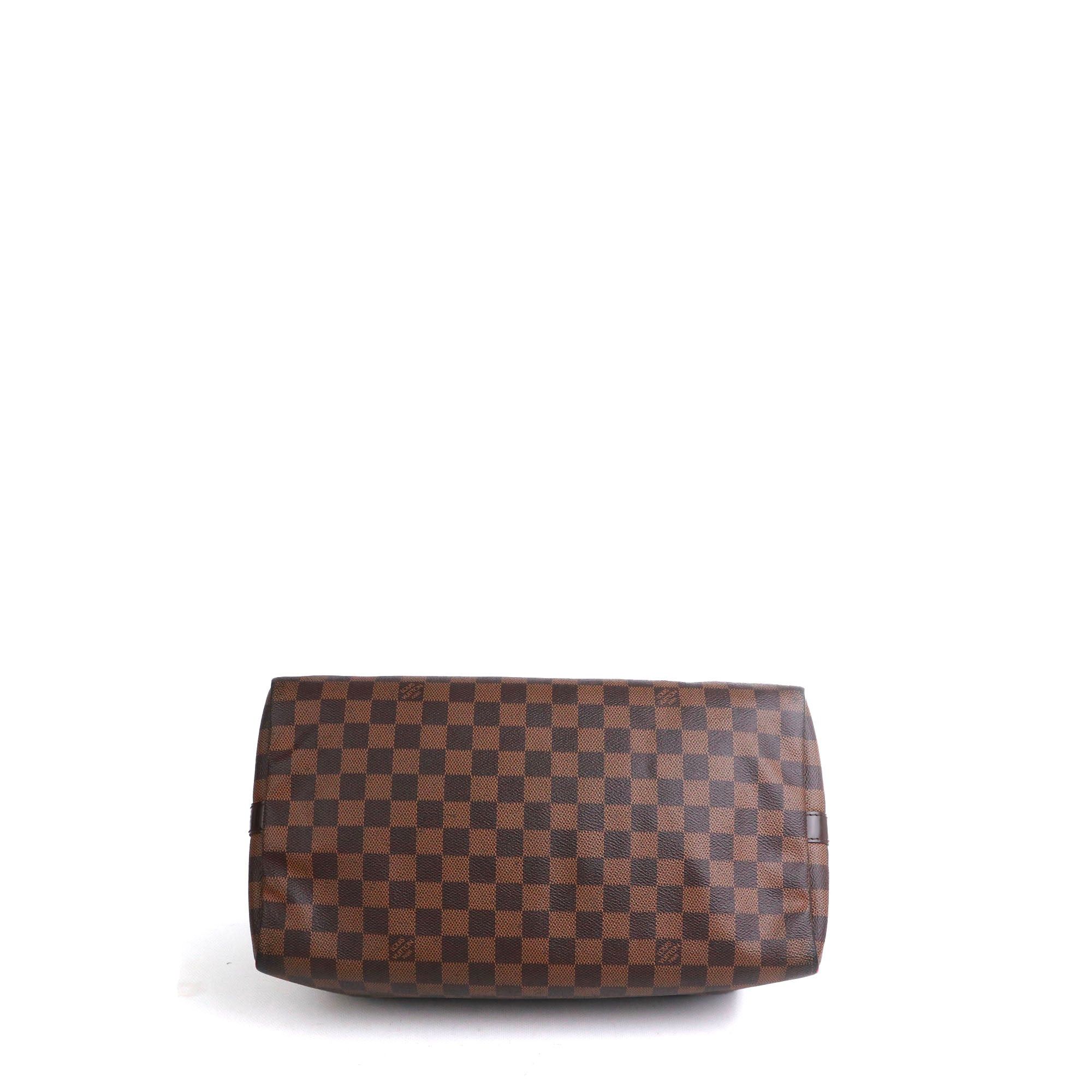 Louis Vuitton LOUIS VUITTON - Louis Vuitton Speedy 35 shoulder bag in Damier Ébène canvas Size ONE SIZE - 3 Thumbnail