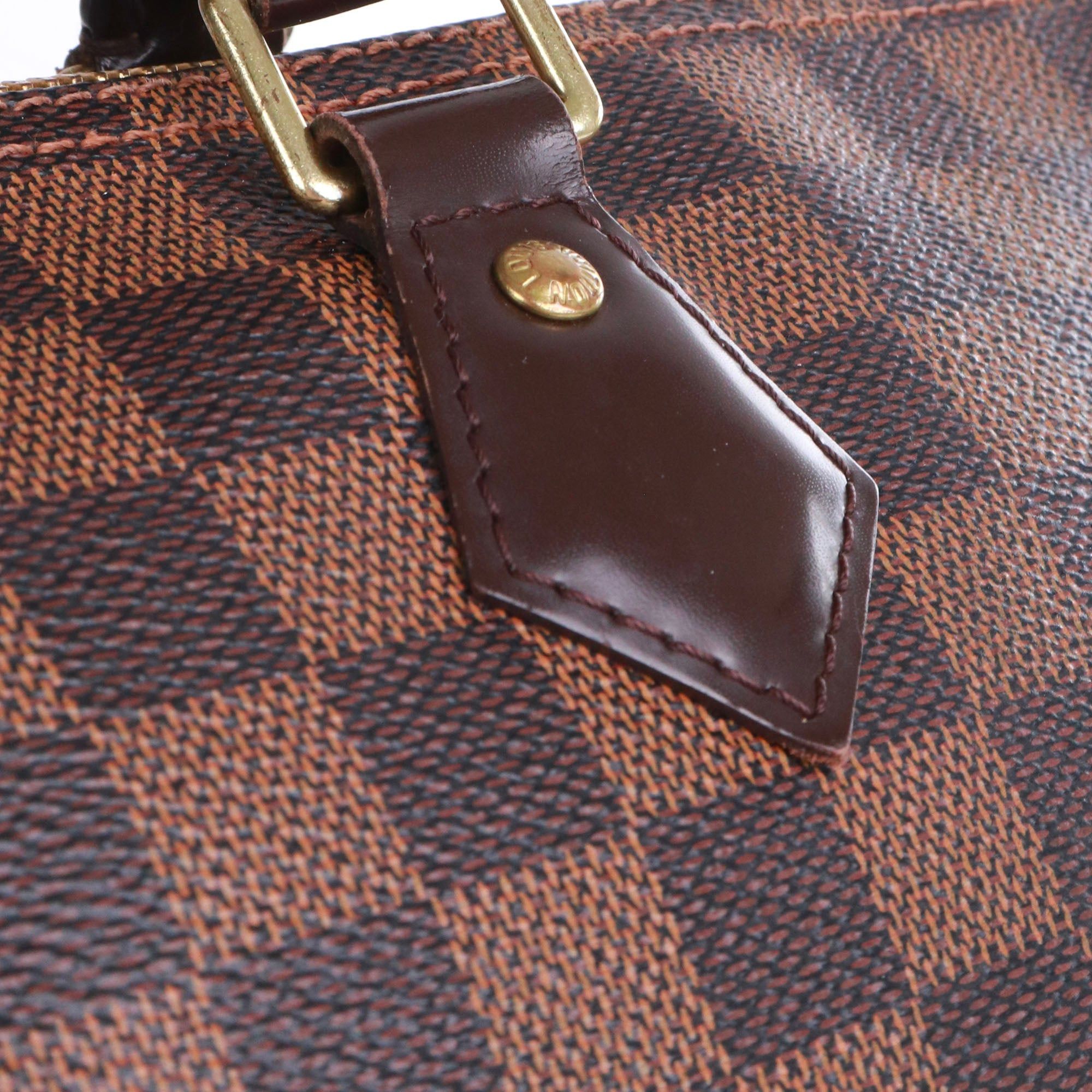 Louis Vuitton LOUIS VUITTON - Louis Vuitton Speedy 35 shoulder bag in Damier Ébène canvas Size ONE SIZE - 5 Thumbnail