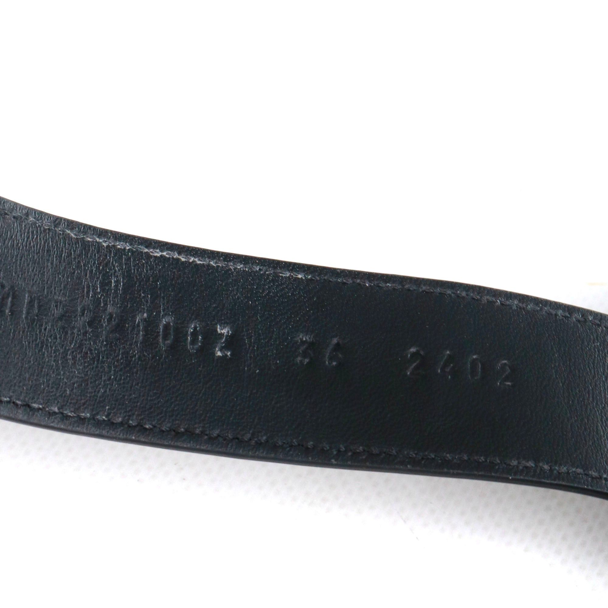 Hermes HERMÈS - Chypre Hermès sandals in black smooth leather (T36) Size US 5 / IT 35 - 5 Thumbnail