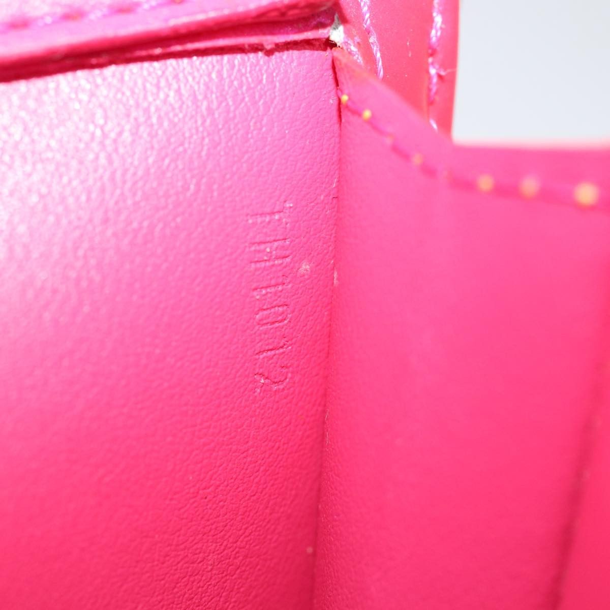 Louis Vuitton Mott Pink Patent Leather Clutch Bag (Pre-Owned) Size ONE SIZE - 6 Thumbnail