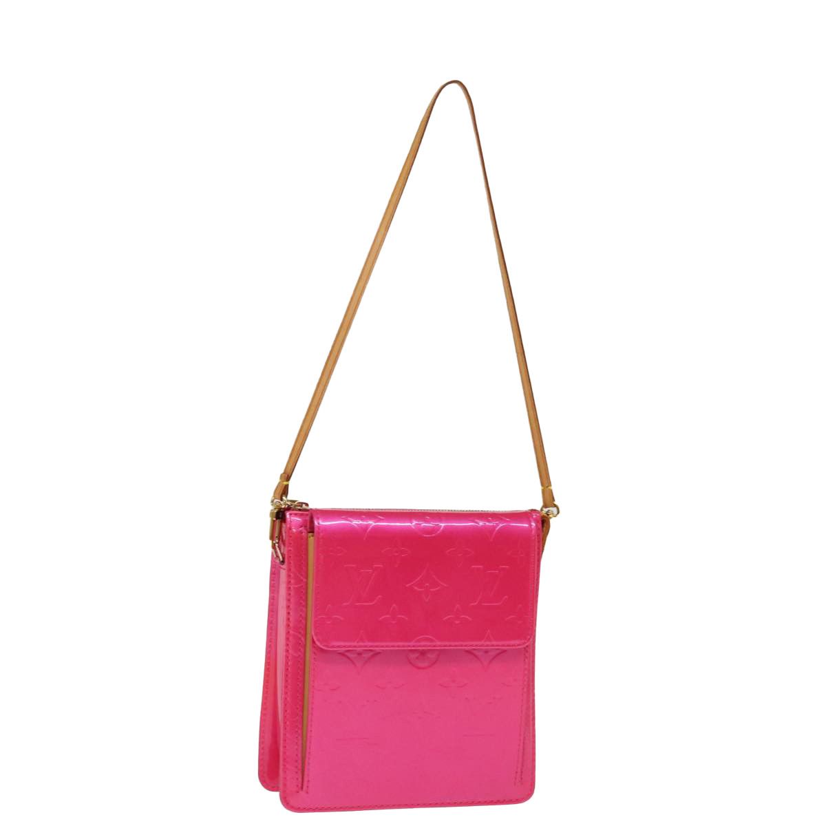 Louis Vuitton Mott Pink Patent Leather Clutch Bag (Pre-Owned) Size ONE SIZE - 12 Thumbnail
