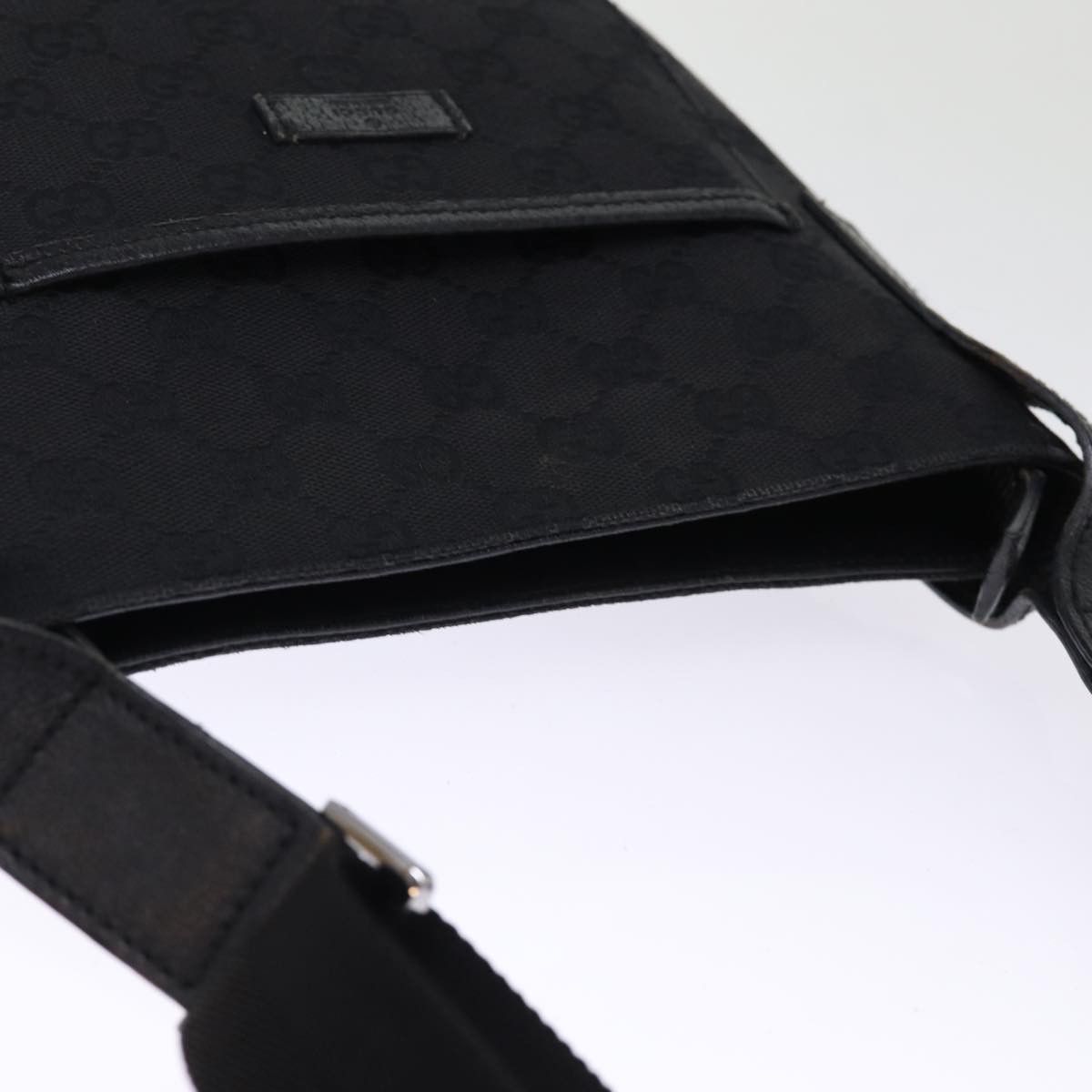 Gucci Gg Canvas Black Canvas Shoulder Bag (Pre-Owned) Size ONE SIZE - 4 Thumbnail