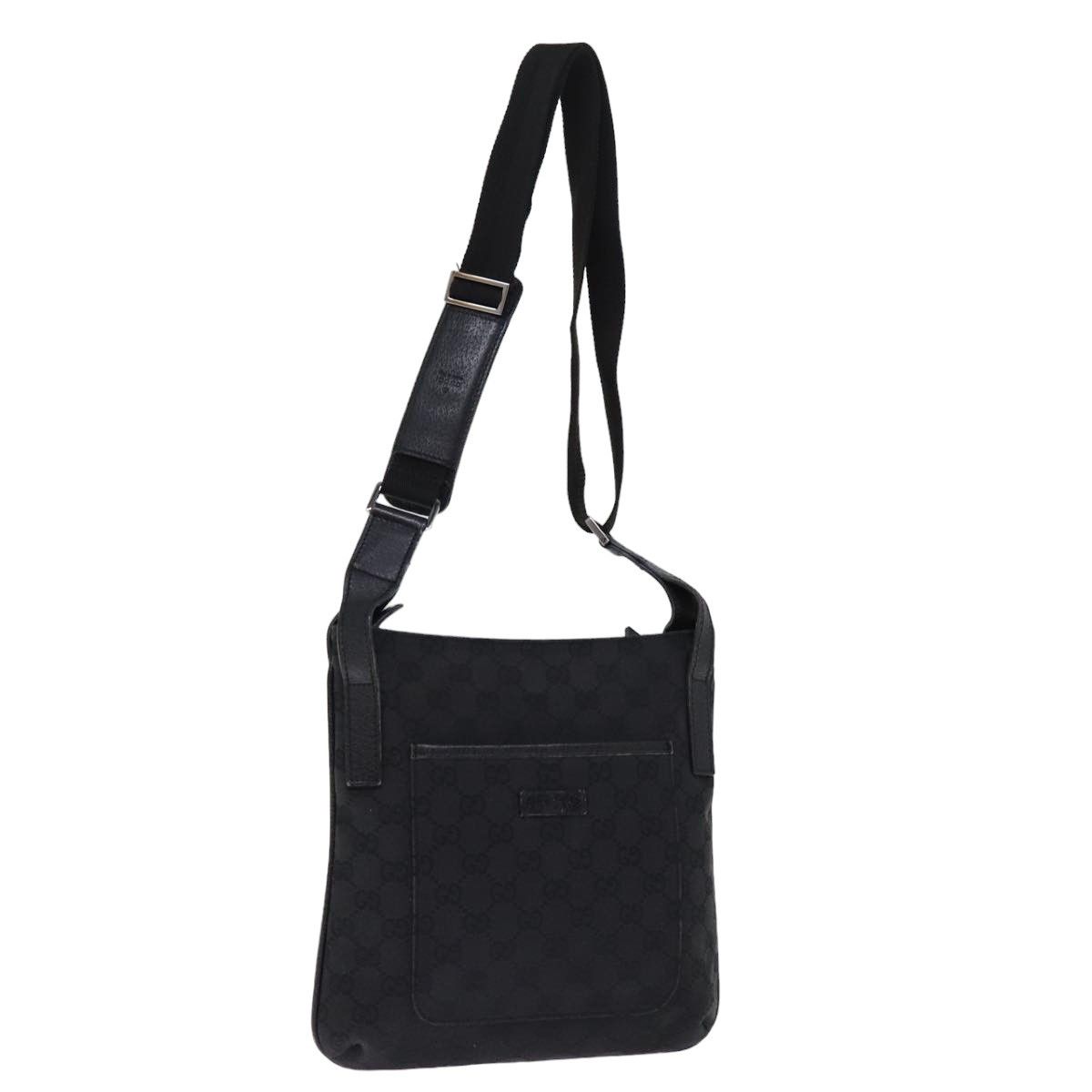 Gucci Gg Canvas Black Canvas Shoulder Bag (Pre-Owned) Size ONE SIZE - 12 Thumbnail