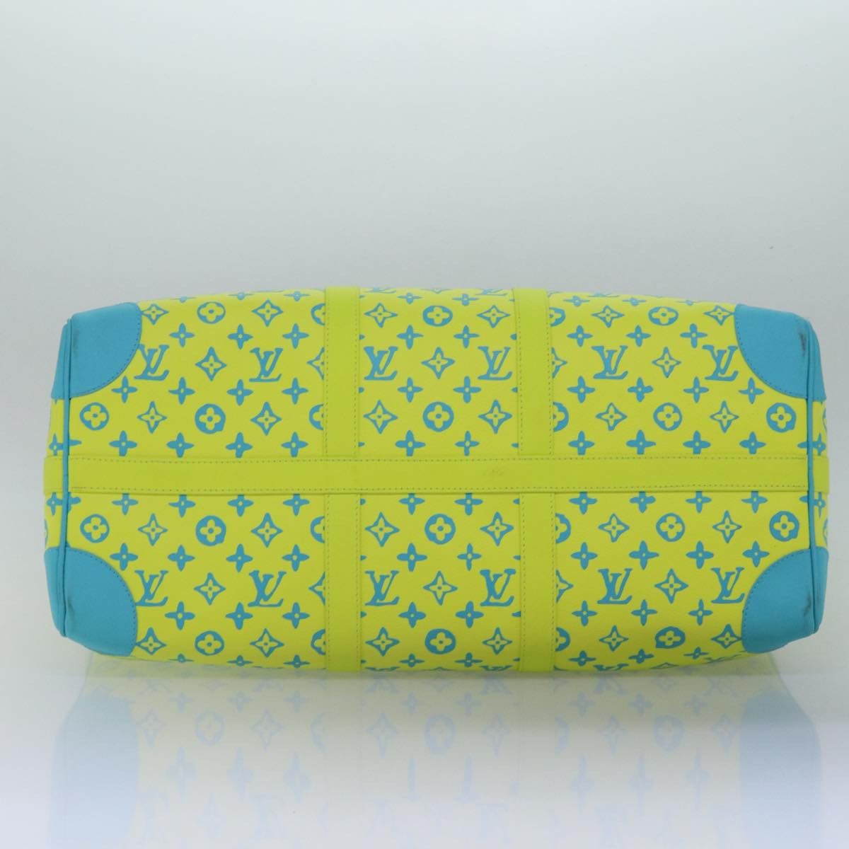 Louis Vuitton Keepall Bandouliere 50 Yellow Canvas Travel Bag (Pre-Owned) Size ONE SIZE - 3 Thumbnail