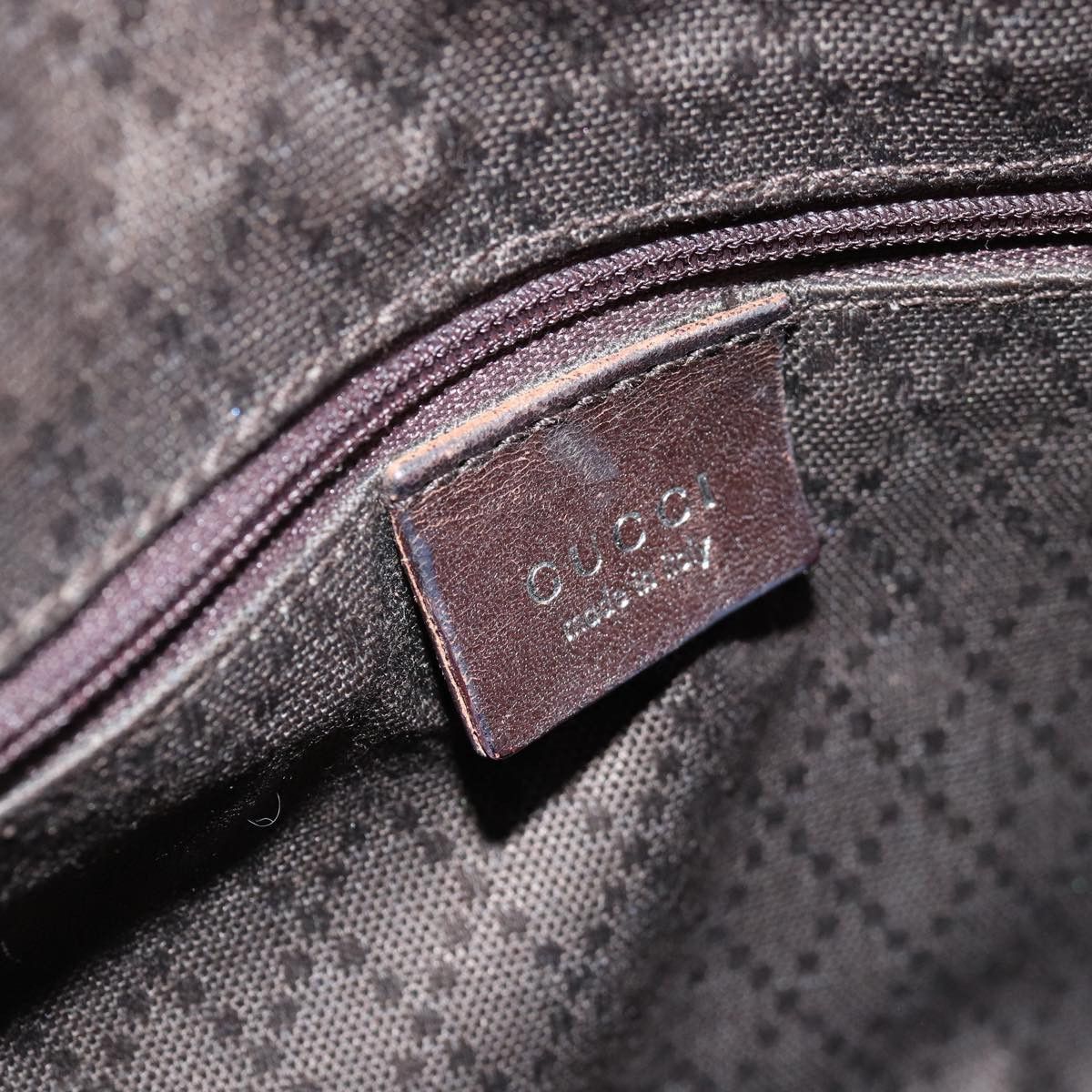 Gucci Bamboo Brown Canvas Handbag (Pre-Owned) Size ONE SIZE - 8 Thumbnail