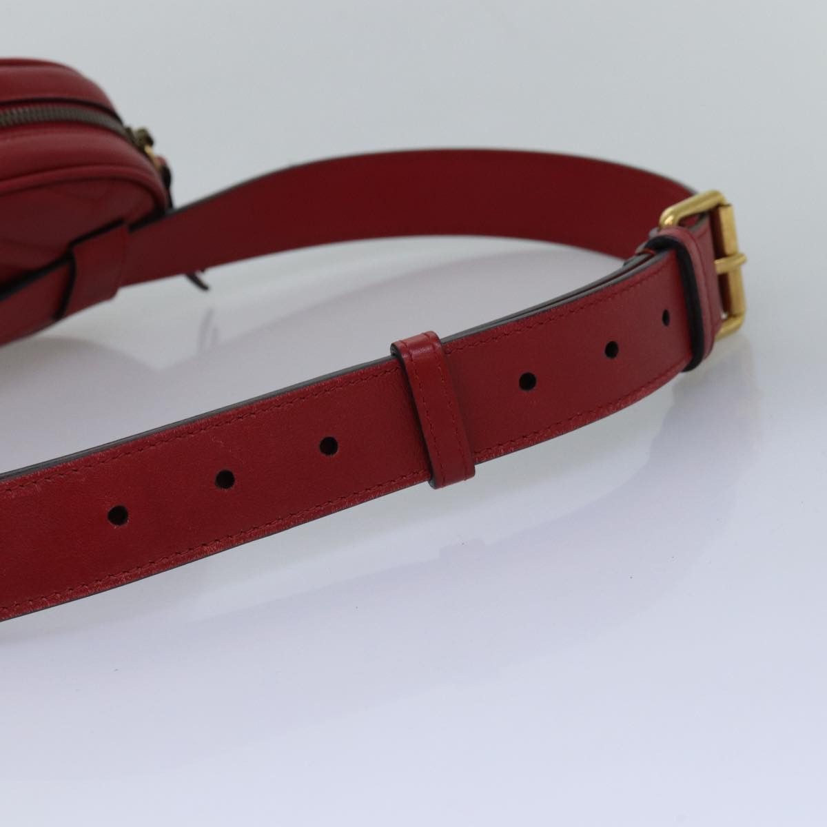 Gucci Gg Marmont Burgundy Leather Shoulder Bag (Pre-Owned) Size ONE SIZE - 10 Thumbnail