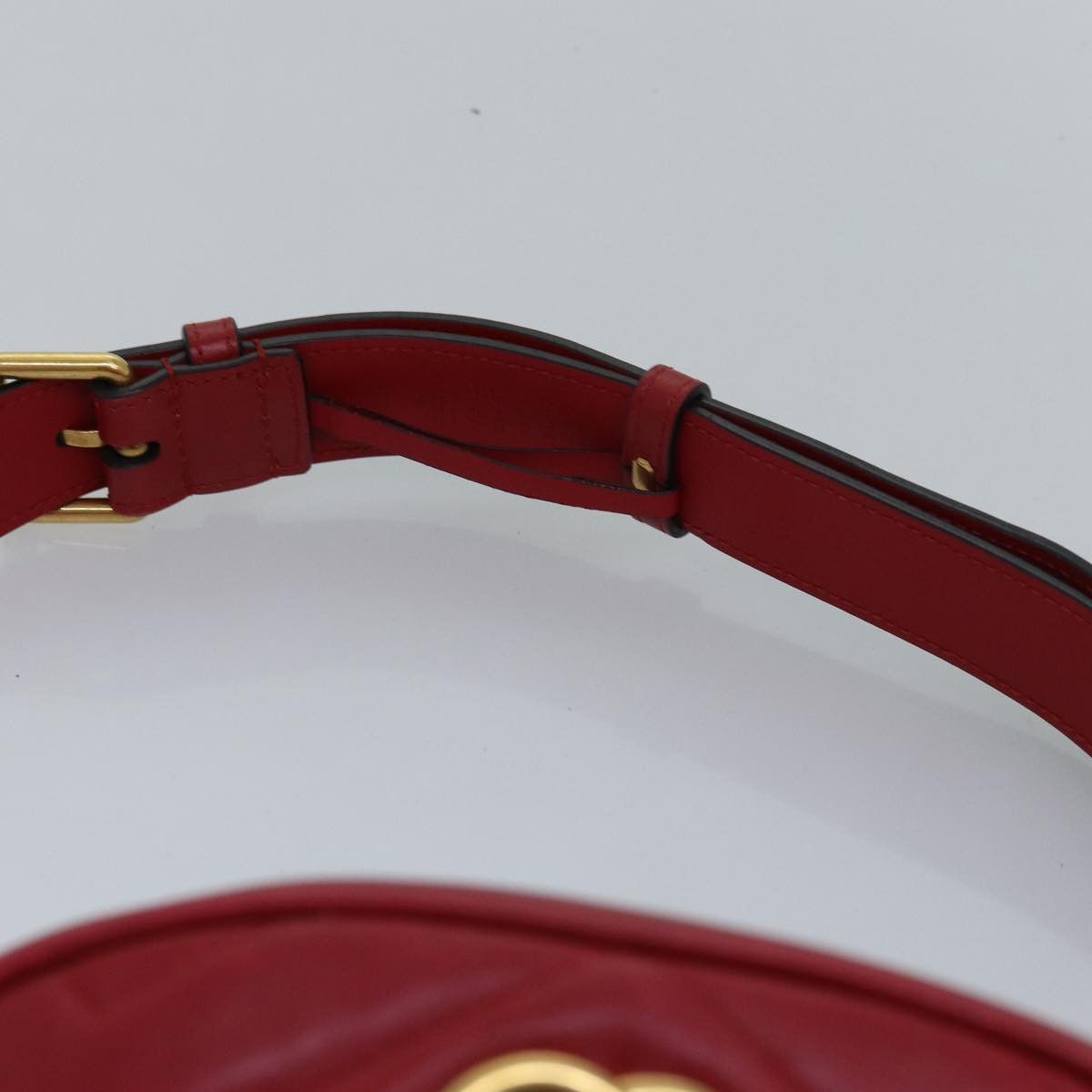 Gucci Gg Marmont Burgundy Leather Shoulder Bag (Pre-Owned) Size ONE SIZE - 13 Thumbnail