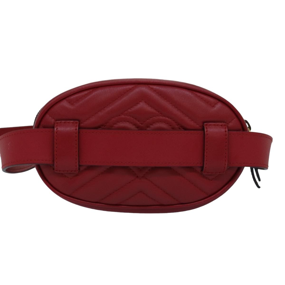Gucci Gg Marmont Burgundy Leather Shoulder Bag (Pre-Owned) Size ONE SIZE - 2 Thumbnail