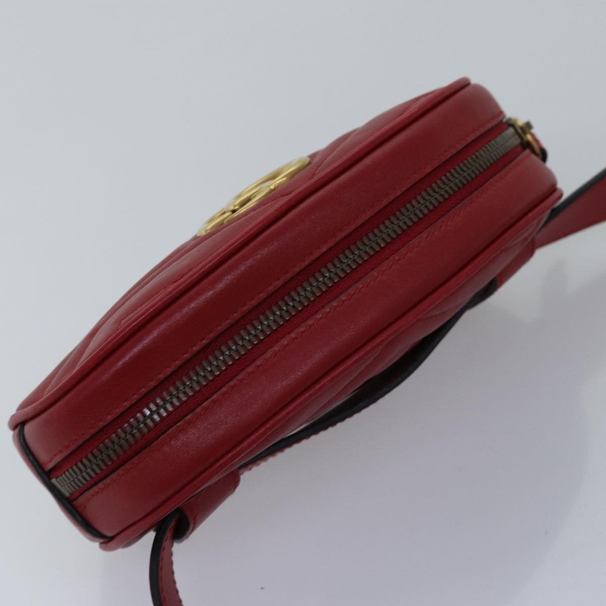 Gucci Gg Marmont Burgundy Leather Shoulder Bag (Pre-Owned) Size ONE SIZE - 4 Thumbnail