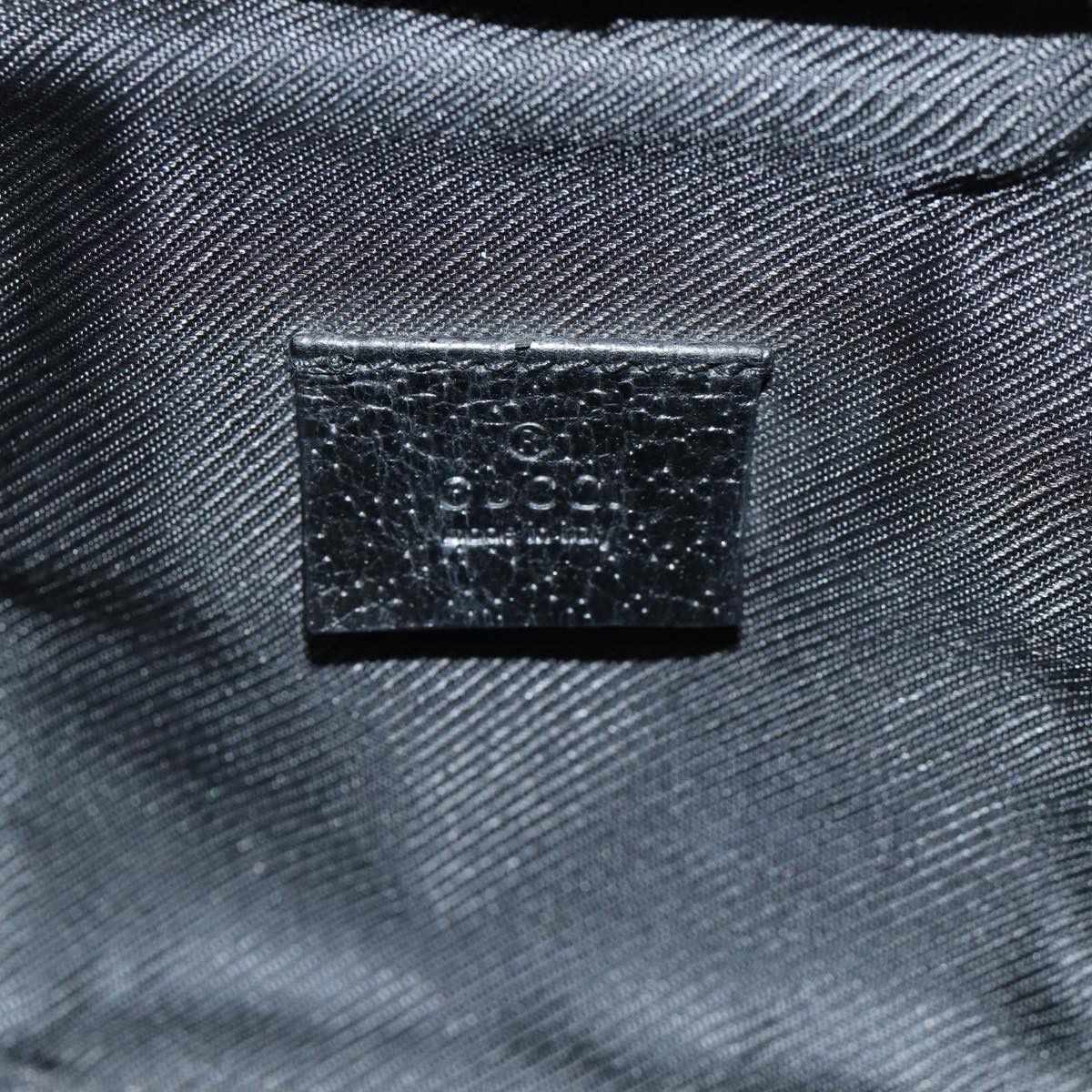 Gucci Vanity Black Canvas Clutch Bag (Pre-Owned) Size ONE SIZE - 8 Thumbnail