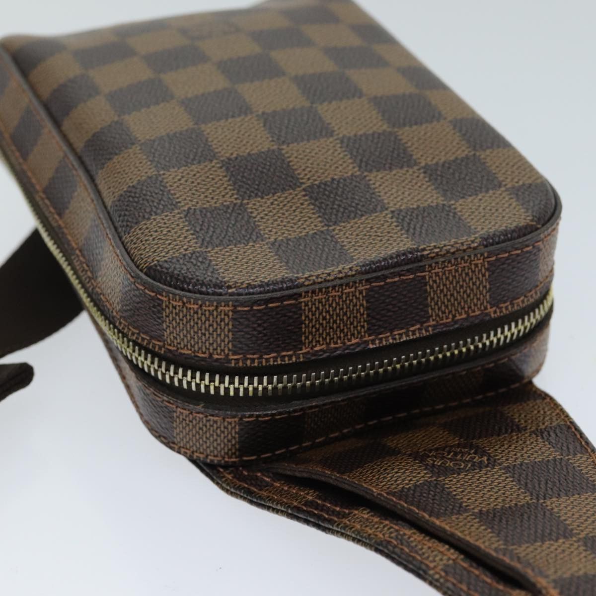 Louis Vuitton Geronimos Brown Canvas Shoulder Bag (Pre-Owned) Size ONE SIZE - 4 Thumbnail