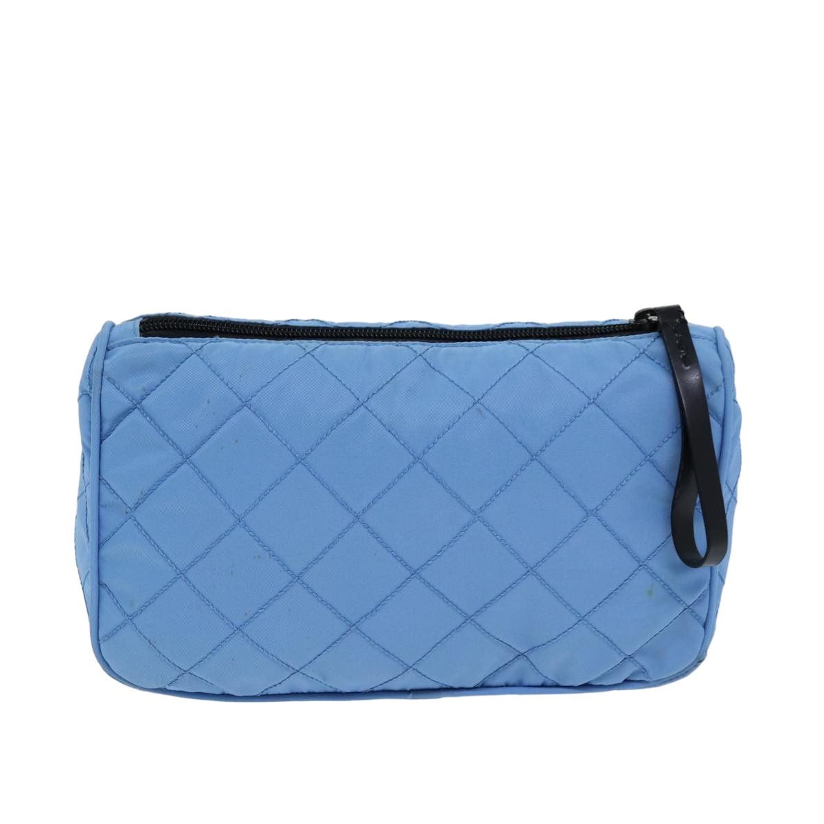 Prada Blue Synthetic Clutch Bag (Pre-Owned) Size ONE SIZE - 2 Thumbnail