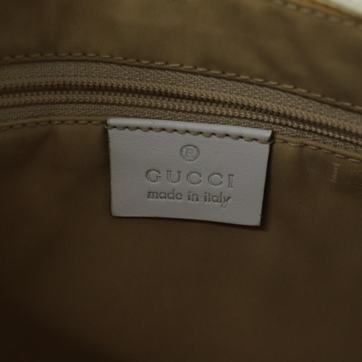 Gucci Bamboo White Canvas Handbag (Pre-Owned) Size ONE SIZE - 8 Thumbnail