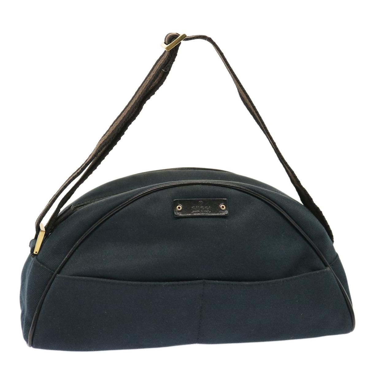 Gucci Gg Canvas Navy Canvas Handbag (Pre-Owned) Size ONE SIZE - 9 Thumbnail