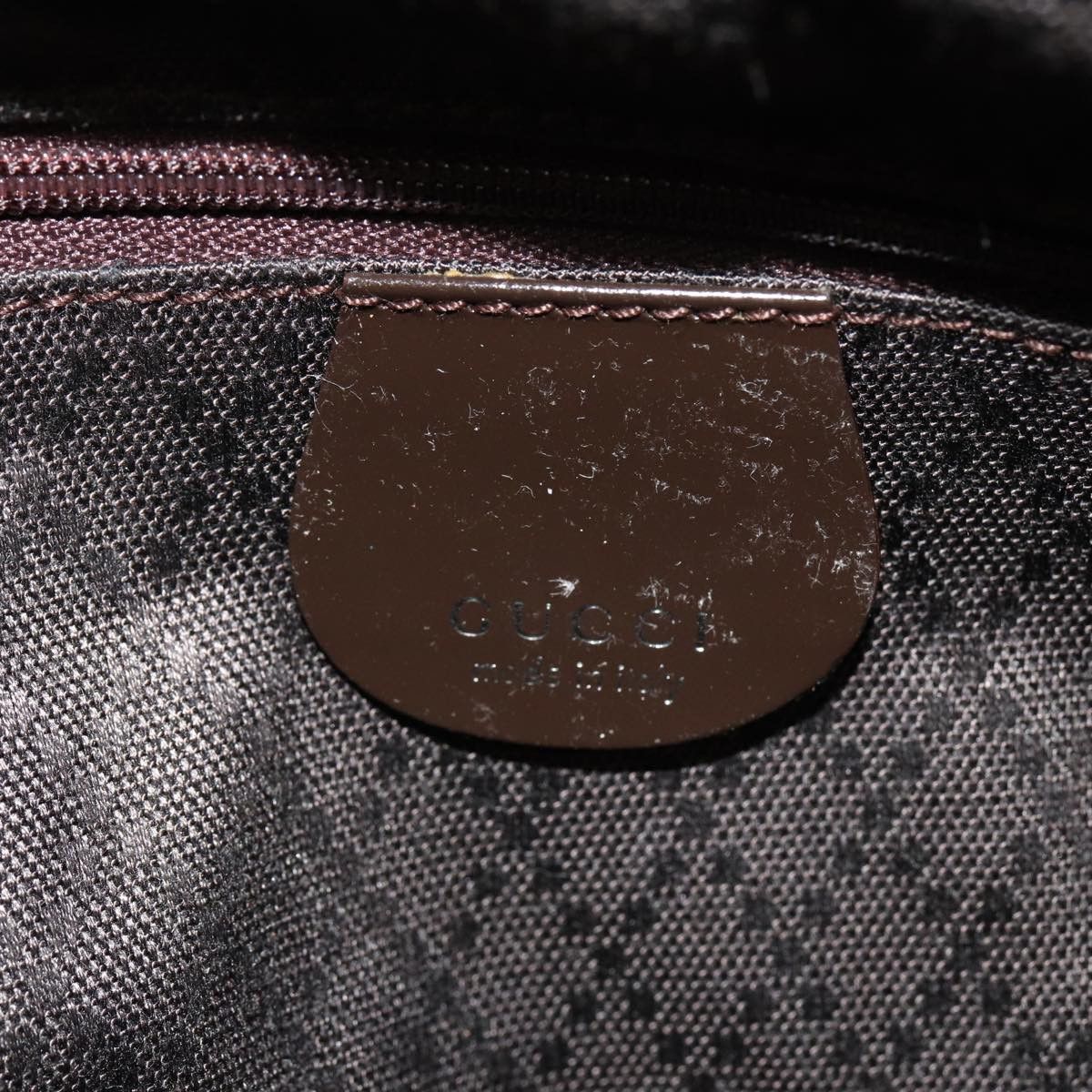 Gucci Bamboo Brown Canvas Handbag (Pre-Owned) Size ONE SIZE - 8 Thumbnail